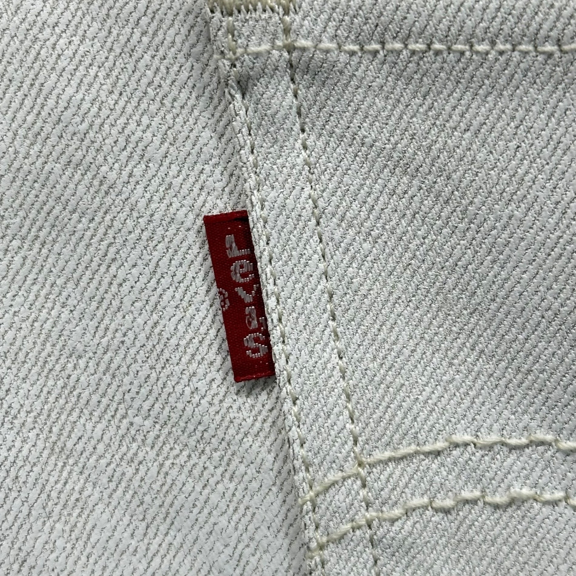 JUNYA WATANABE MAN×Levi's(ジュンヤワタナベマン×リーバイス) 25SS Coding Bleach Denim Pants コーディング ブリーチ デニム パンツ WO-P214 S ホウィト ストリート コラボ