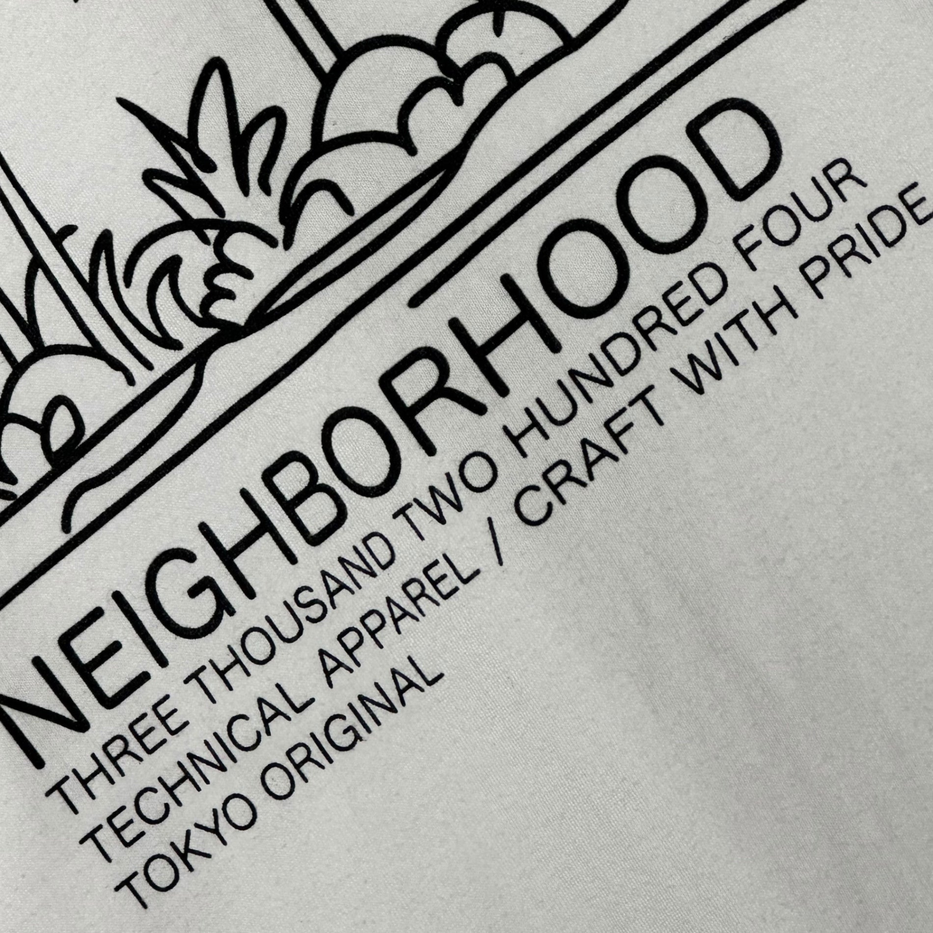 NEIGHBORHOOD(ネイバーフッド) 24SS NH.TEE SS-7 プリント 半袖 Tシャツ 241PCNH-ST07 M ホワイト