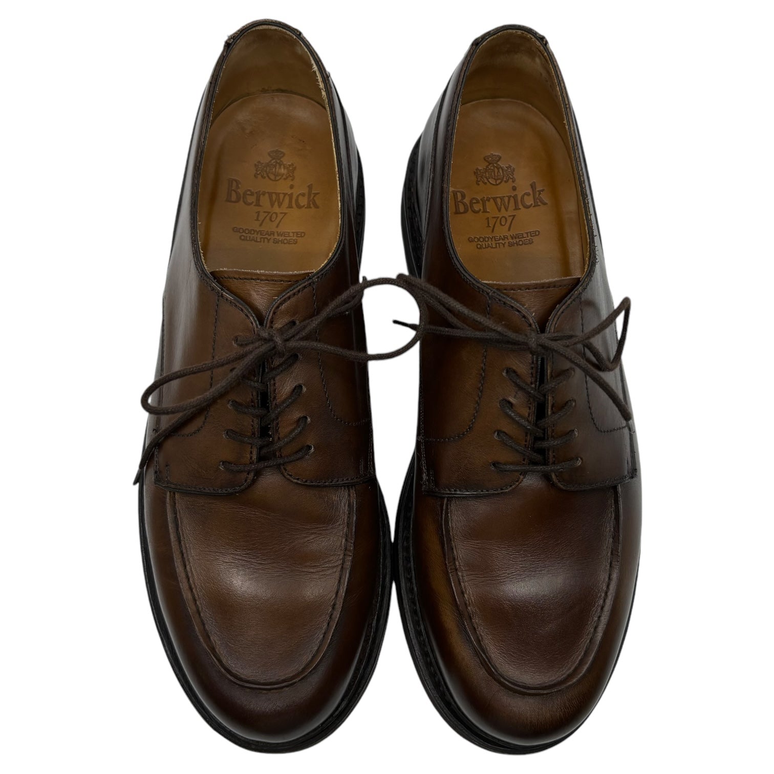 Berwick(バーウィック) BCVIBK U TIP leather shoes Uチップ レザー シューズ 4477 8(27cm程度