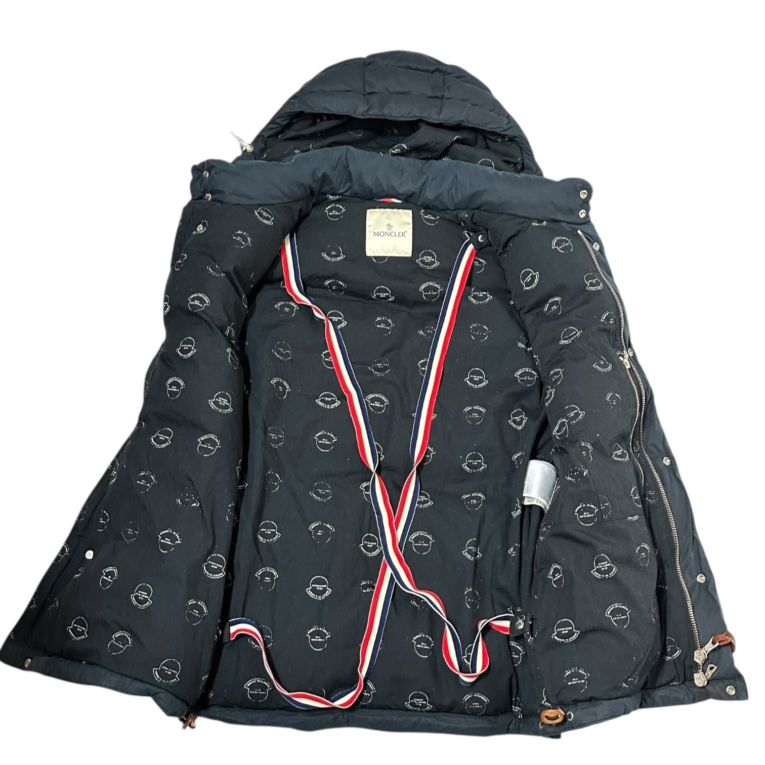 MONCLER(モンクレール) 11AW ×visvim MONCLER V GYANTSE ヴィズヴィム ビズビム ギャンツェ ヨーク切替 ダウンベスト 112-09V-43311-05 4 ダークネイビー