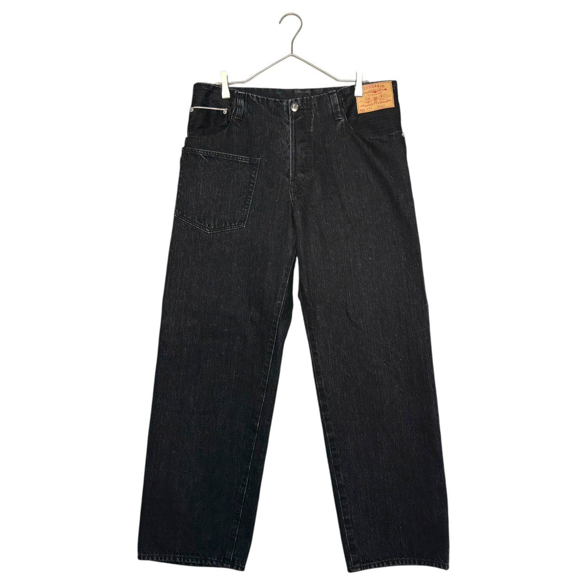 SUNSEA(サンシー) 24SS Altanating Bk Denim 交互 ブラック デニム 