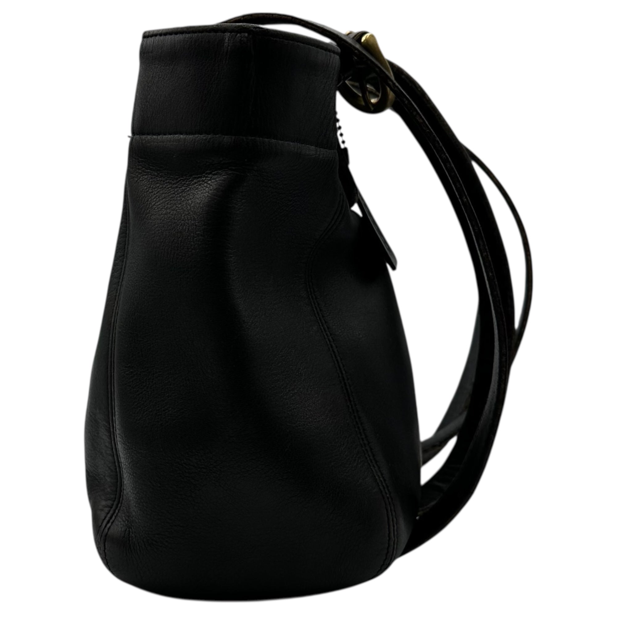 COACH(コーチ) Old All-Leather Tote Bag オールド オールレザー トート バッグ ブラック オールドコーチ