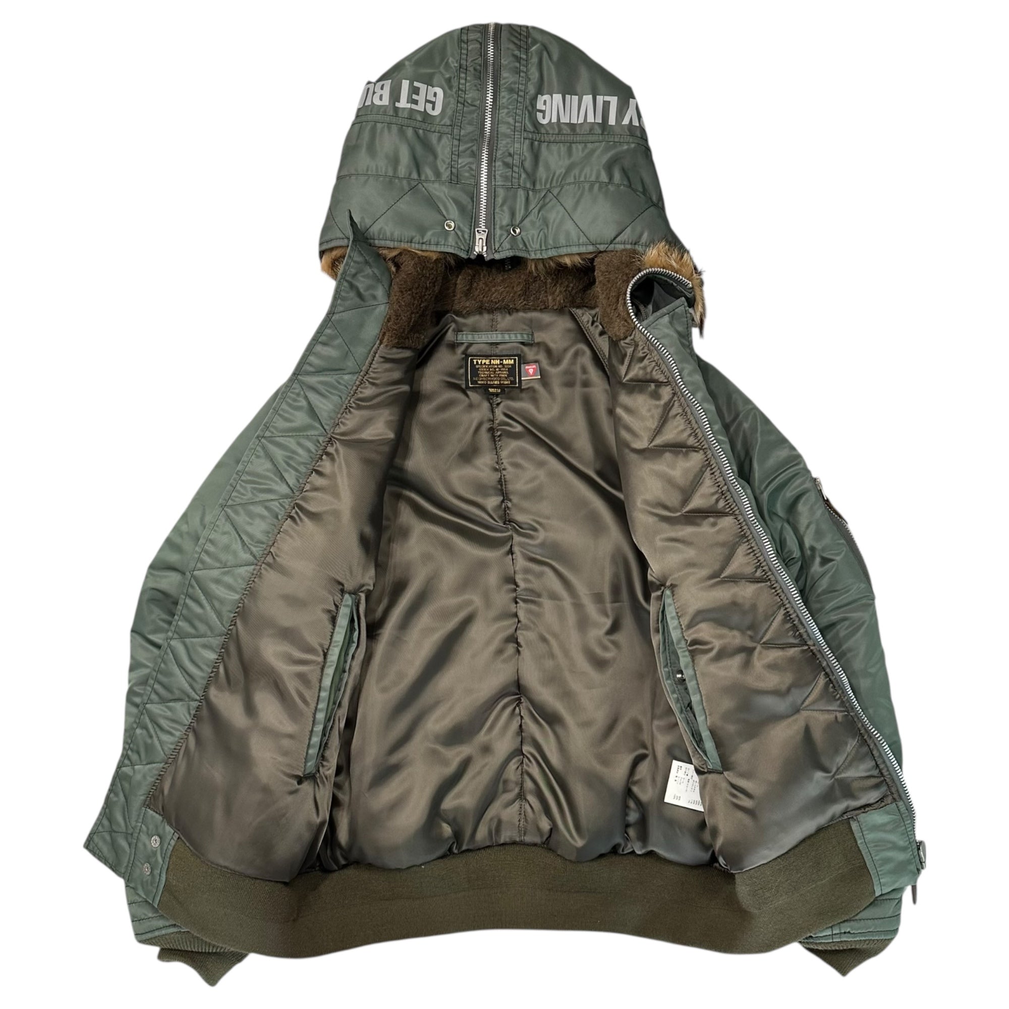 NEIGHBORHOOD(ネイバーフッド) 17AW N-2D / N-JKT フライト ジャケット 172SZNH-JKM05 S カーキ