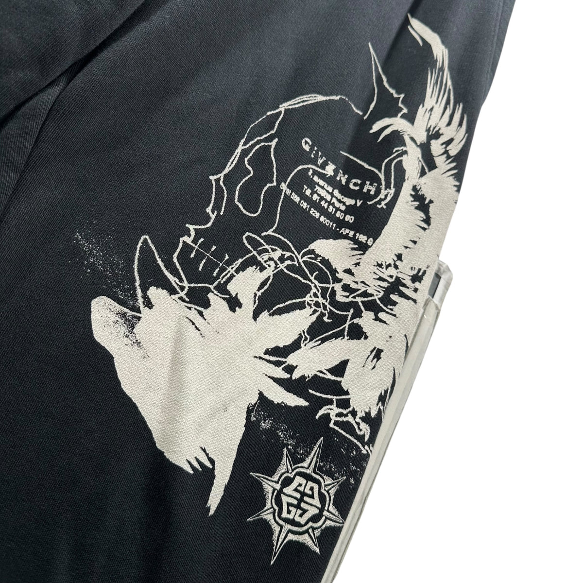 GIVENCHY(ジバンシィ) 2021AW Graphic Print Sweatpants グラフィック プリント スウェット パンツ BM50WS3Y6U L ブラック