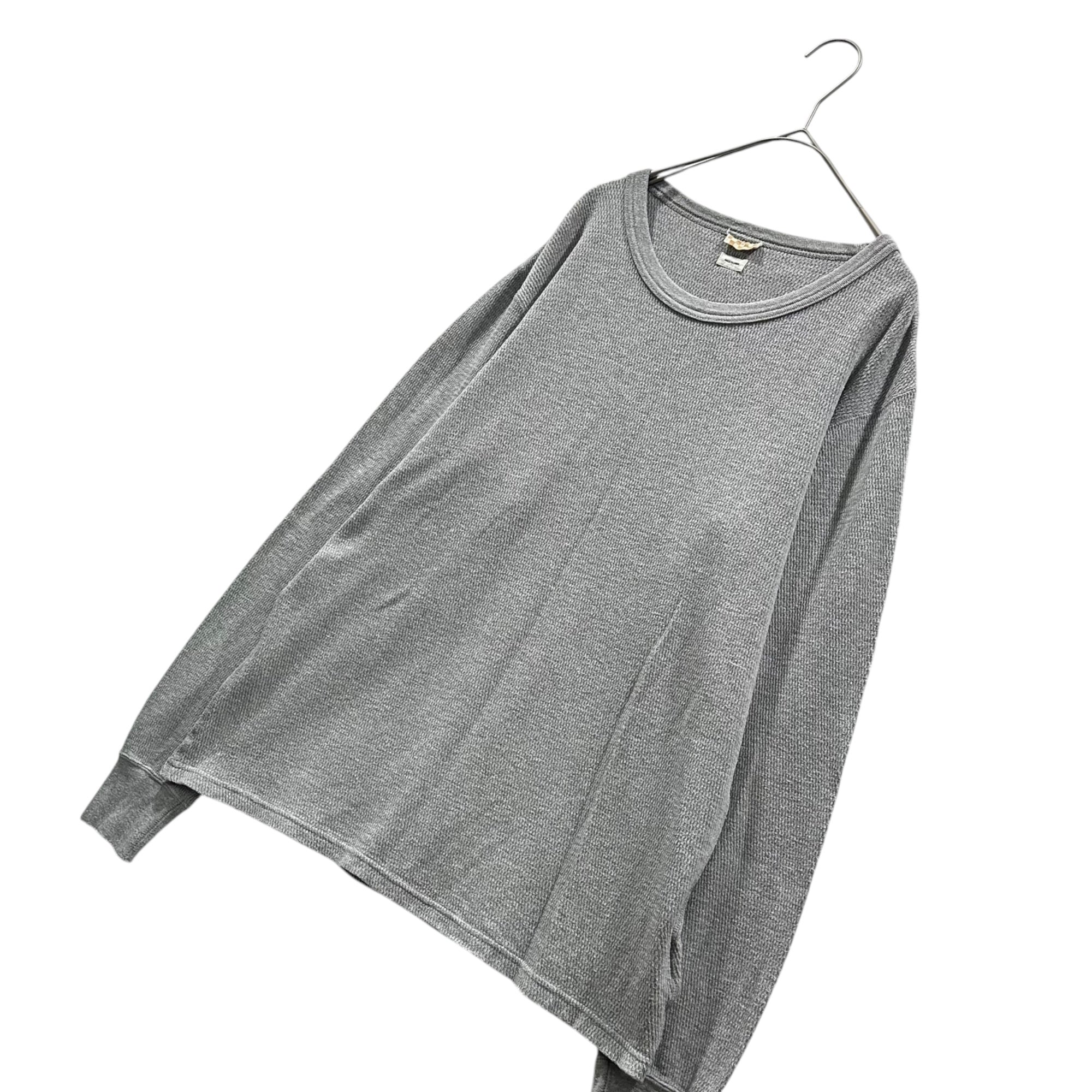 VISVIM(ビズビム/ヴィズヴィム) 2019AW SUBLIG THERMAL CREW 3-PACK L/S サブリグ サーマル クルーネック ロングスリーブ 長袖 カットソー 0119205009006 2 ホワイト Tシャツ