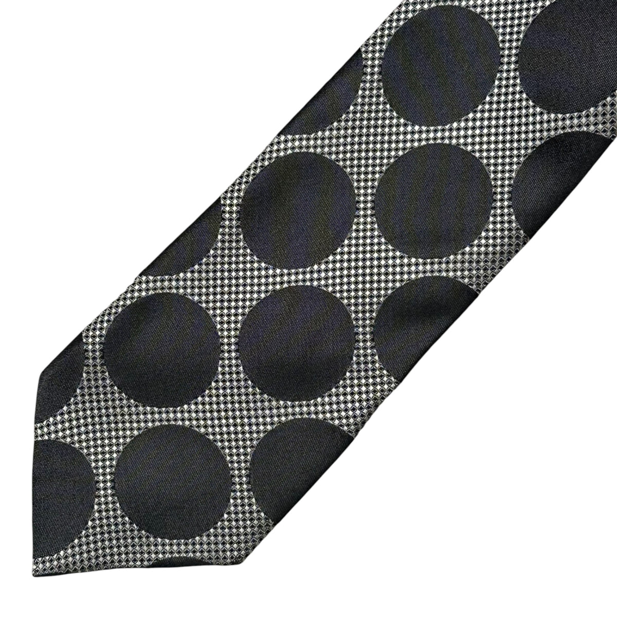 COMME des GARCONS HOMME DEUX(コムデギャルソンオムドゥ) Silk dot tie シルク ドット ネクタイ ホワイト×ブラック