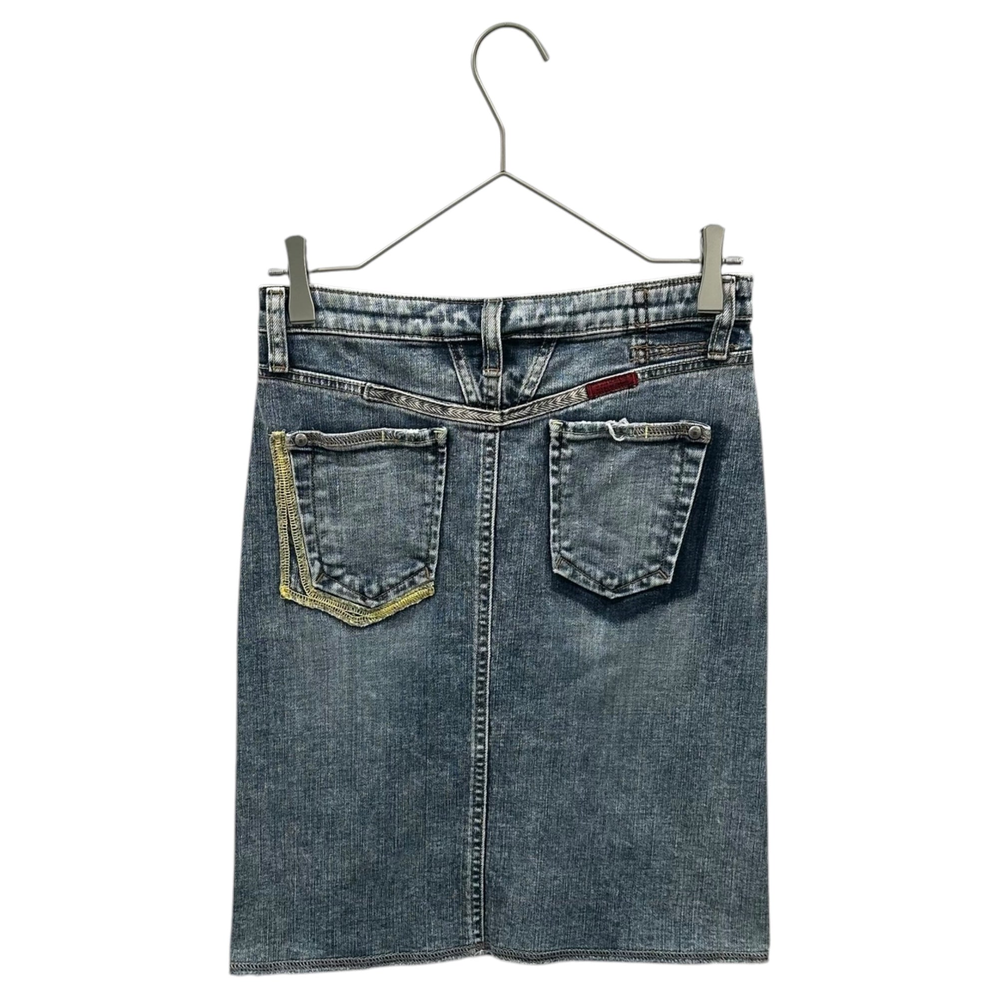 MARITHE FRANCOIS GIRBAUD(マリテフランソワジルボー) 00's Redesigned Denim Mini Skirt 再構築 デニム ミニ スカート F6-3014 SS インディゴ Y2K