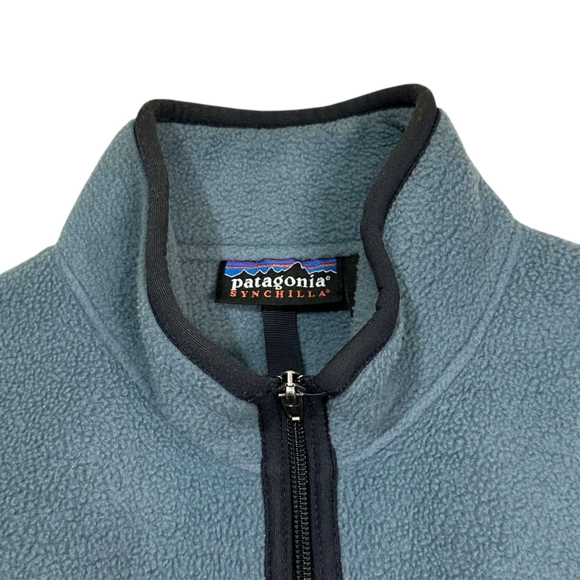 Patagonia(パタゴニア) 2001AW SYNCHILLA Half-Zip Fleece Pullover Jacketシンチラ ハーフジップ フリース プルオーバー ジャケット 25725 Ｍ ブルーグレー 00's ヴィンテージ