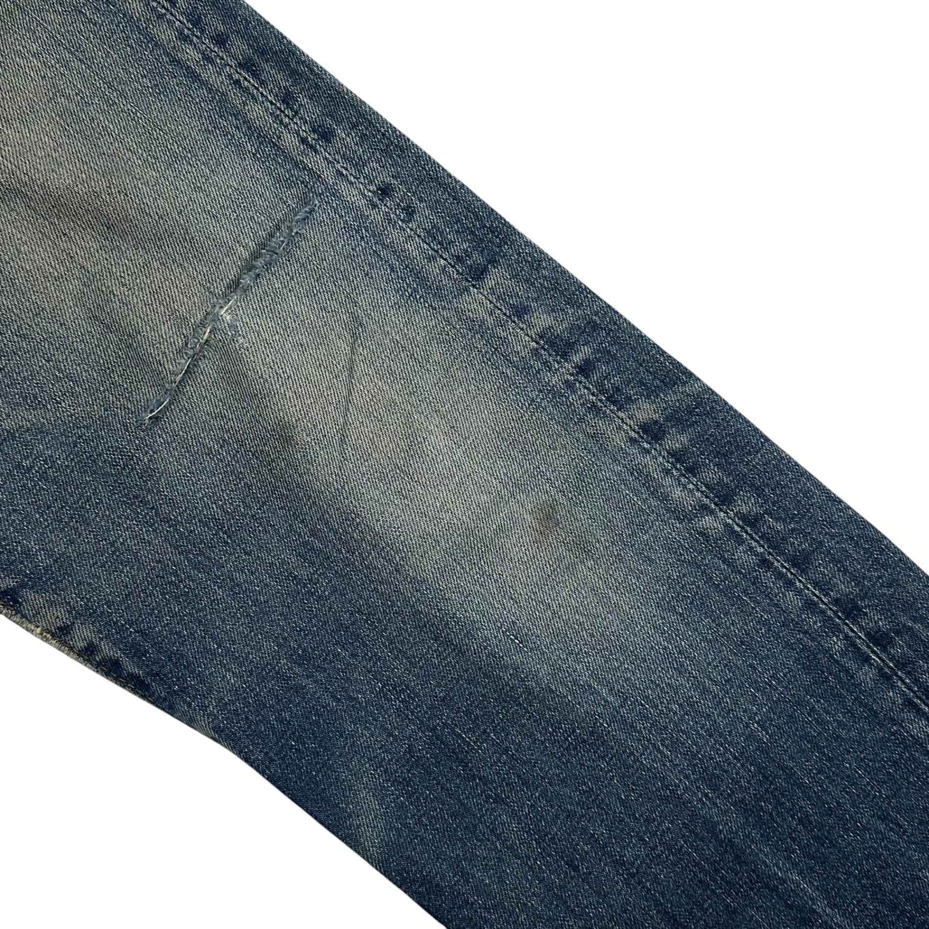 Levi's(リーバイス) 1967~1969's 505 BIG E Denim Pants ヴィンテージ デニム パンツ 実寸約W31.5 インディゴ 60’s 60年代 42TARON 並行ステッチ 均等V 最初期