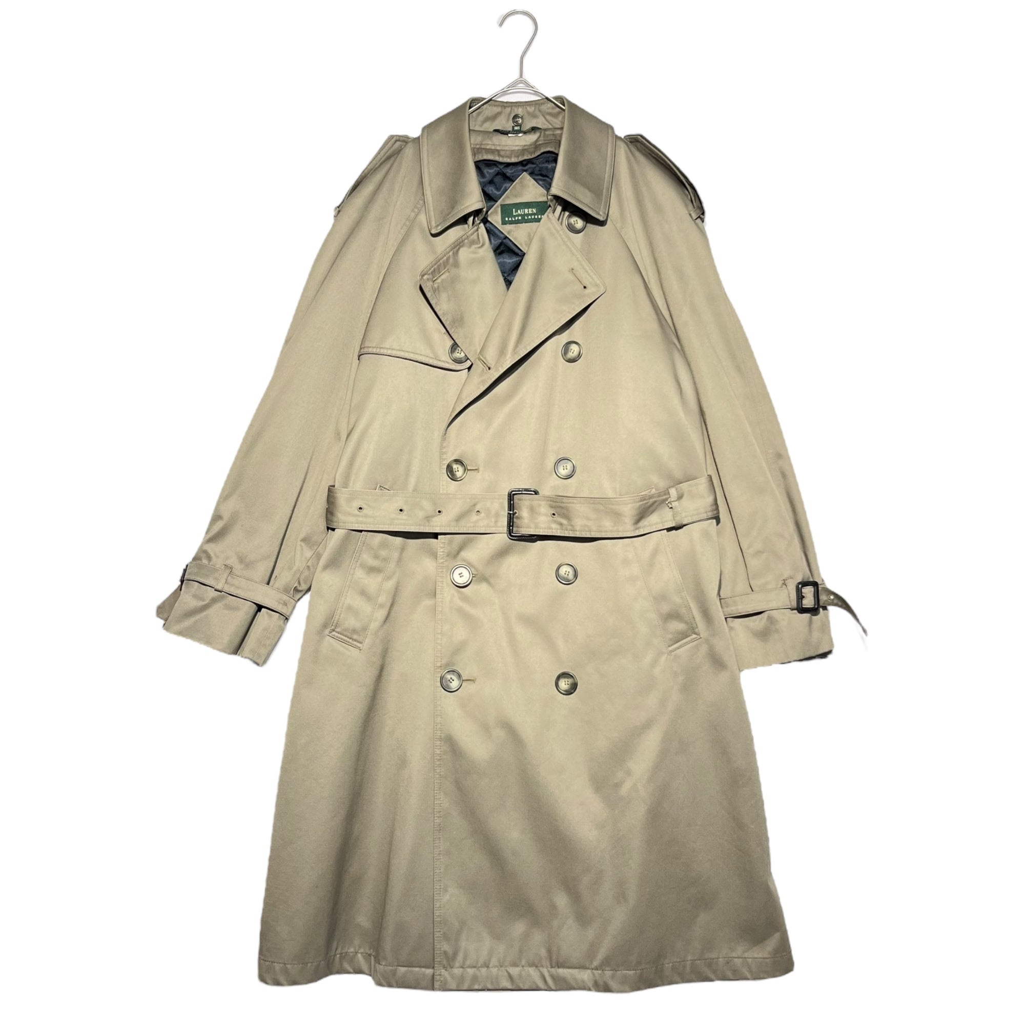 LAUREN RALPH LAUREN(ローレンラルフローレン) Trench coat with liner ライナー付き トレンチ ロング コート 38S ベージュ