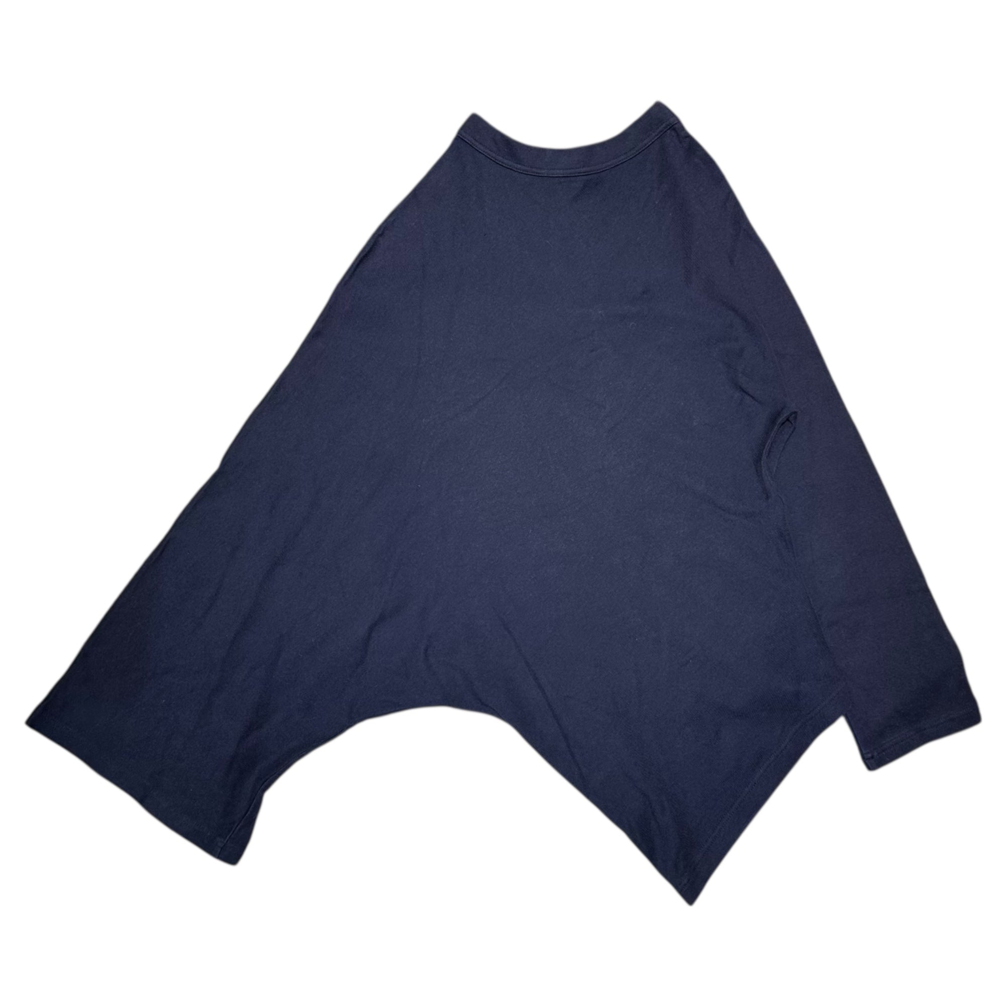 Y's(ワイズ) 90's Cotton Poly Blend Distressed Knit Top 90年代 コットン ポリ 変形 カットソー FY-T10-057 3(L程度) ネイビー