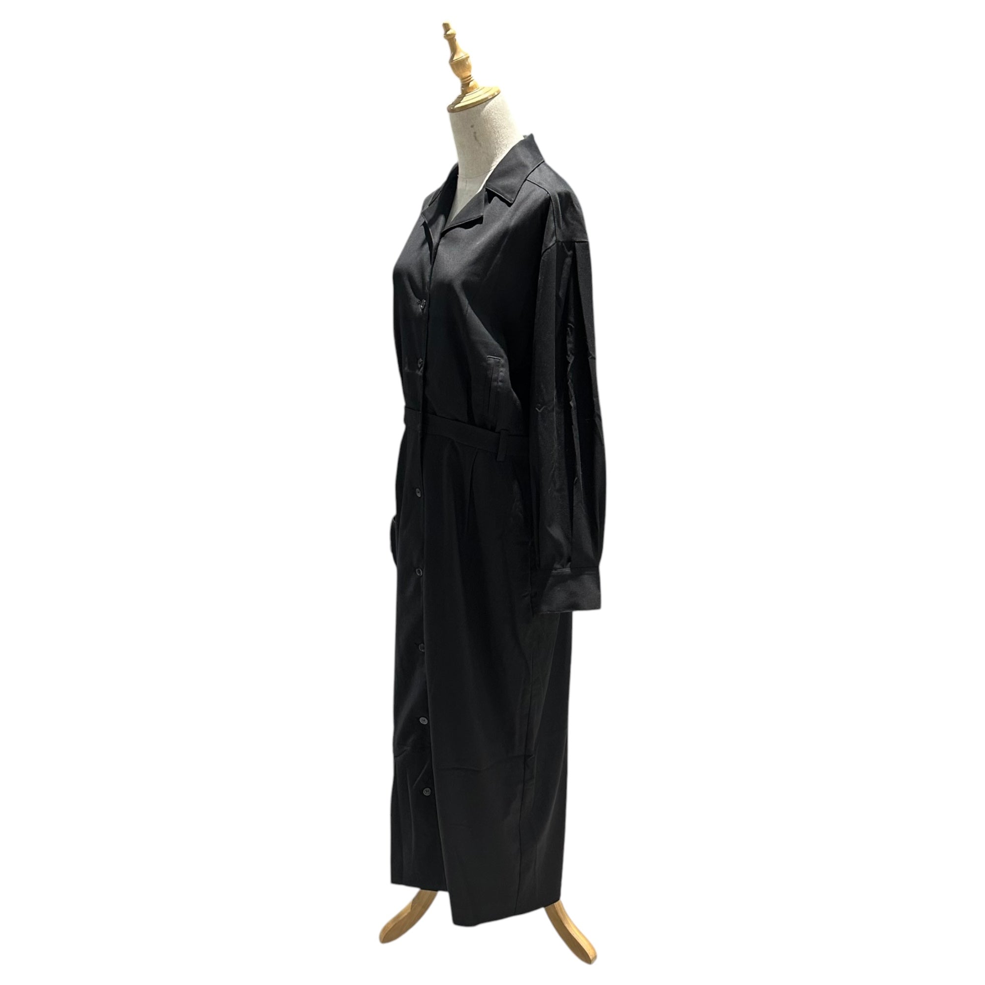 RIM.ARK(リムアーク) Mannish-style dress ニッシュスタイルワンピース 460HS33-0090 38 ブラック