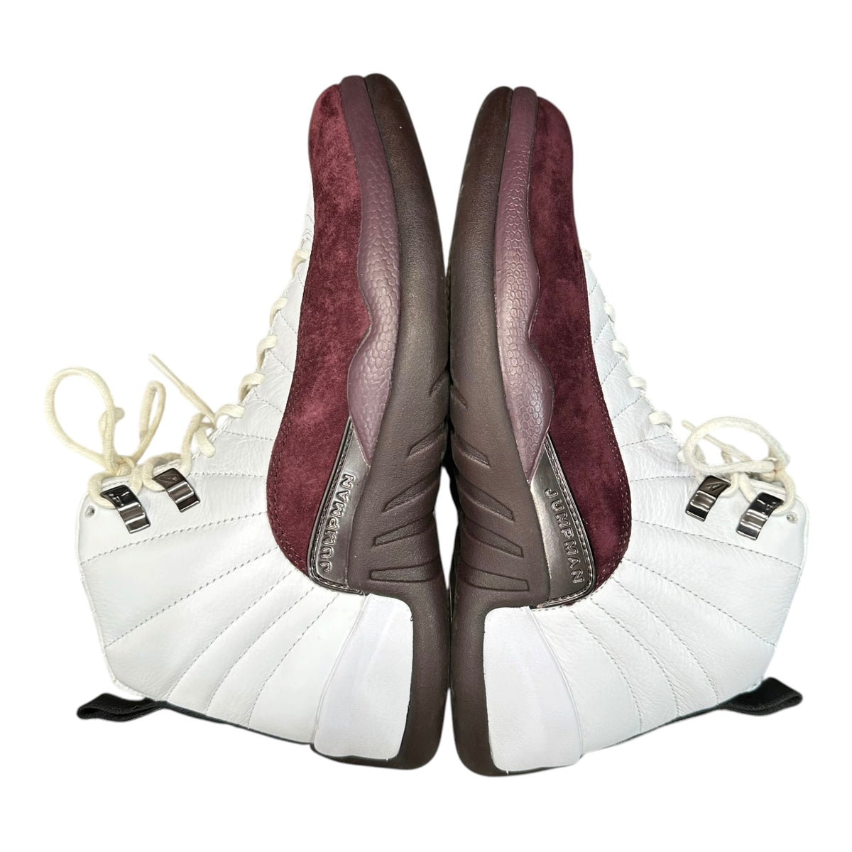 NIKE(ナイキ) Air Jordan 12 "White and Burgundy Crush" エアジョーダン12 DV6989-100 27.5cm バーガンディー×ホワイト スニーカー