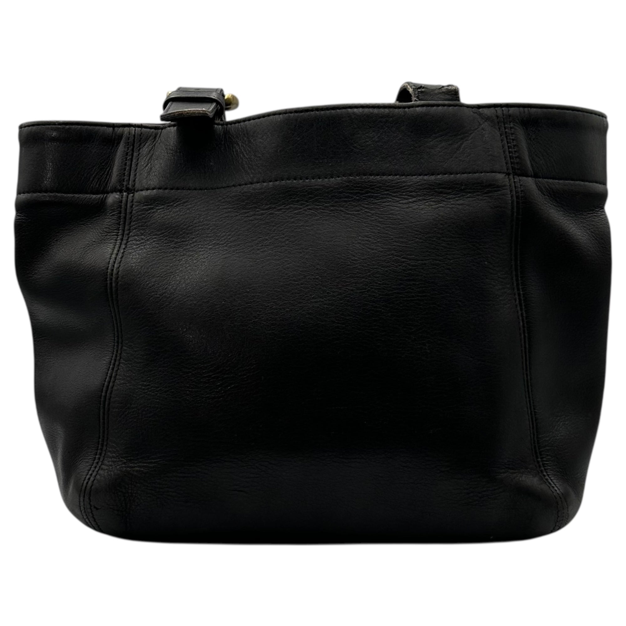 COACH(コーチ) Old All-Leather Tote Bag オールド オールレザー トート バッグ ブラック オールドコーチ