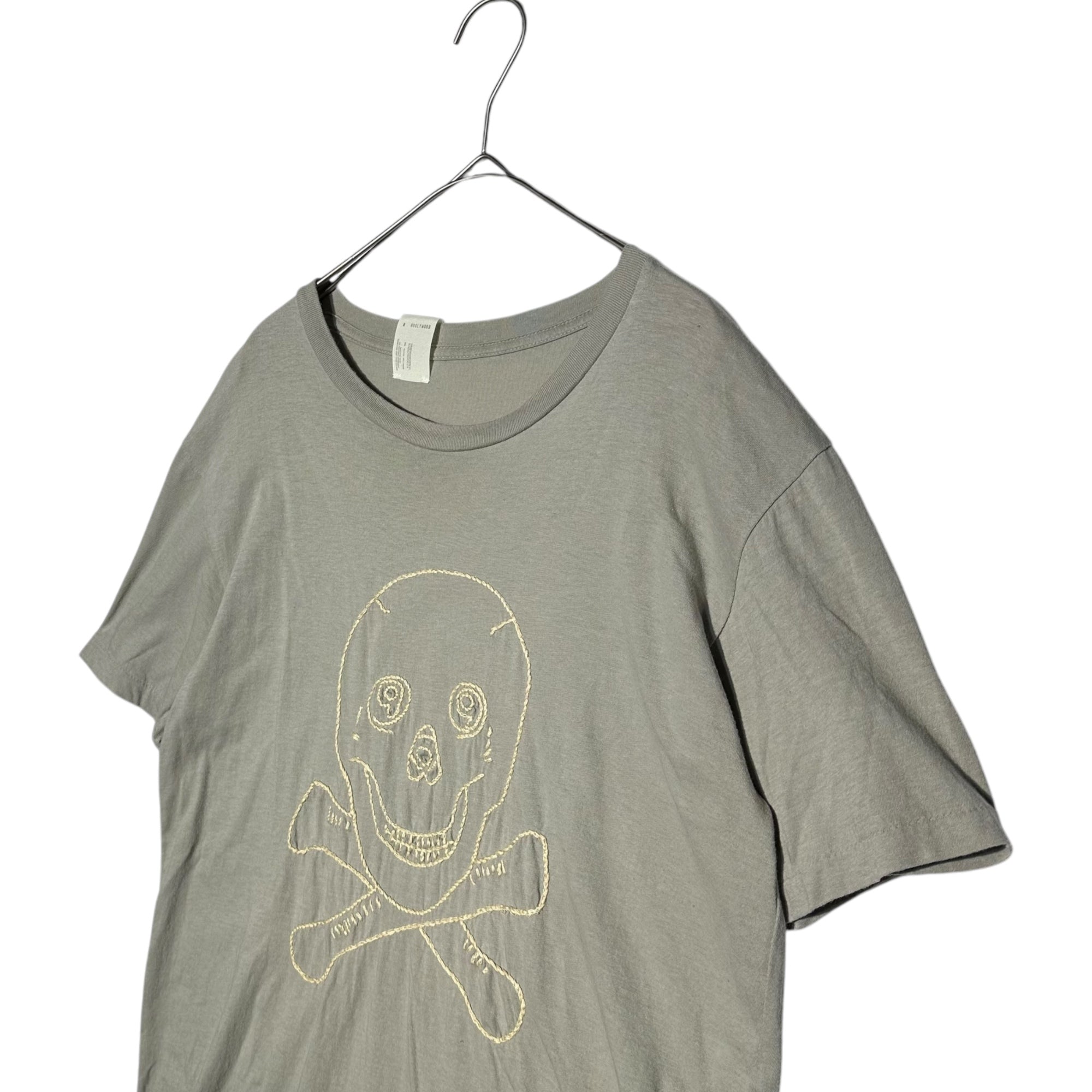 N.HOOLYWOOD(エヌハリウッド ミスターハリウッド) Skull Stitch Crew Neck T-Shirt スカルステッチ クルーネック Tシャツ 132-CS12 36(S) グレージュ
