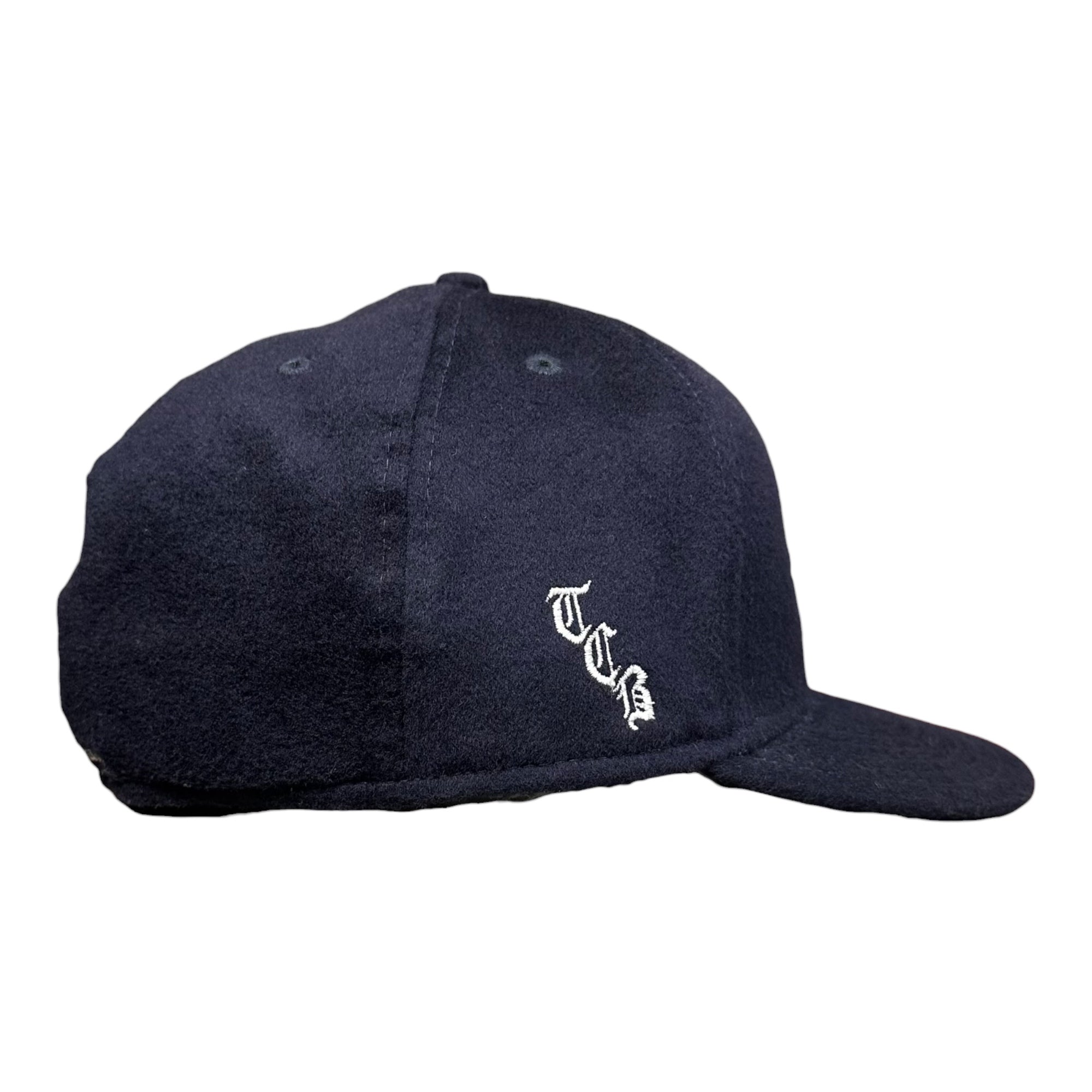SUPREME×New Era(シュプリーム×ニューエラ) 2011AW ”Loro Piana” BOX LOGO WOOL CAP ロロピアーナ ボックス ロゴ ウール キャップ 7 3/8 ネイビー