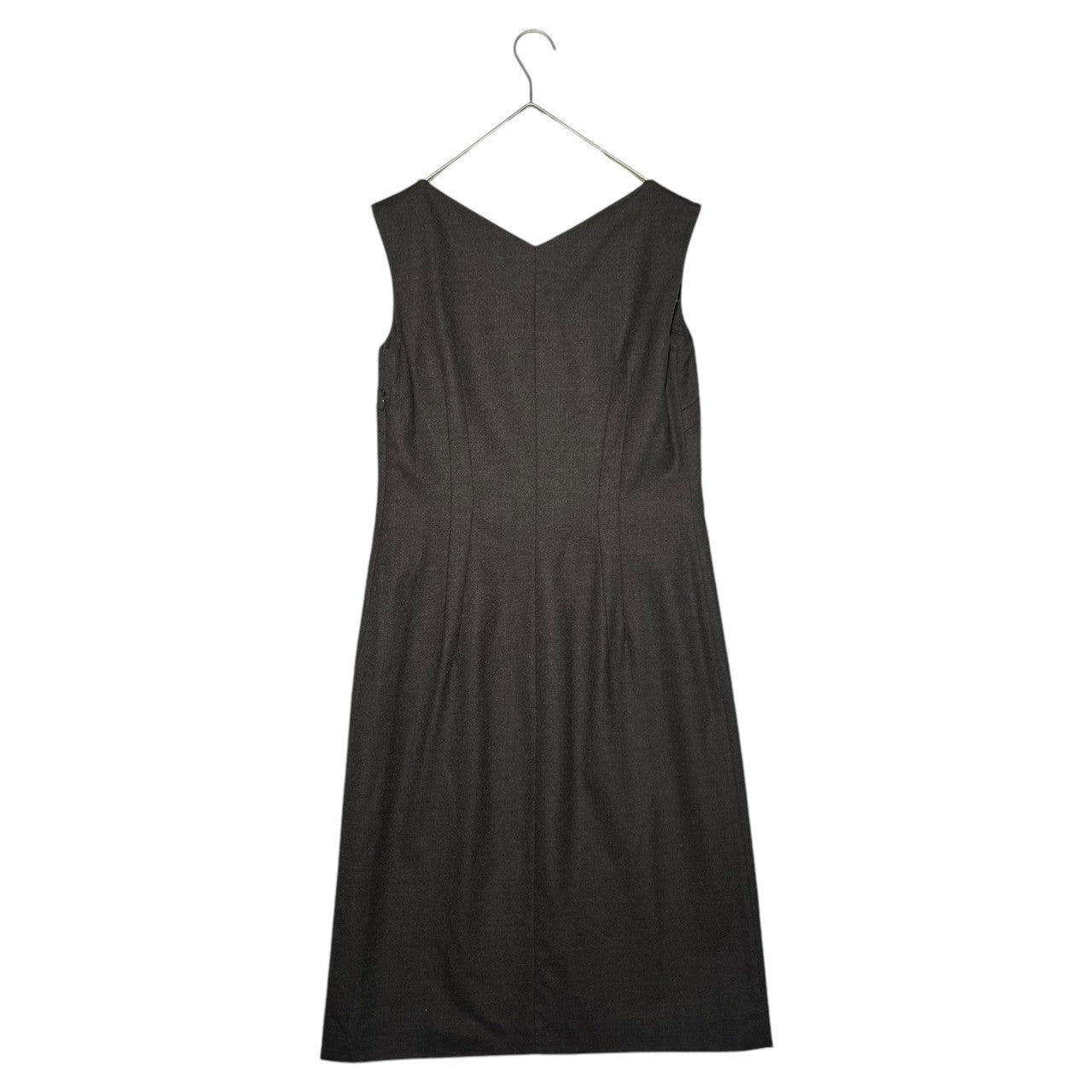 MAISON MARGIELA(メゾンマルジェラ) 15AW V-neck Wool N/S Dress Vネック ウール ノースリーブ ワンピース S31CT0850 38(M程度) グレー