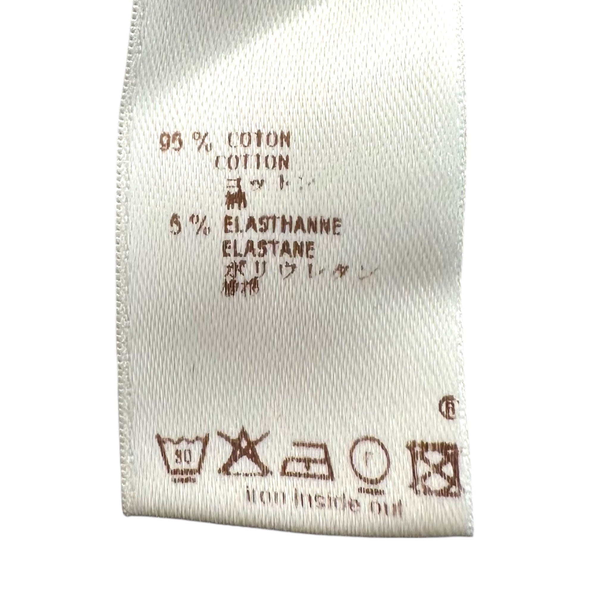 LOUIS VUITTON(ルイヴィトン) Monogram Embroidered White Denim Shorts モノグラム 刺繍 ホワイト デニム ショーツ PW091W WOPA03CKJ 38 ホワイト ショート ハーフ パンツ