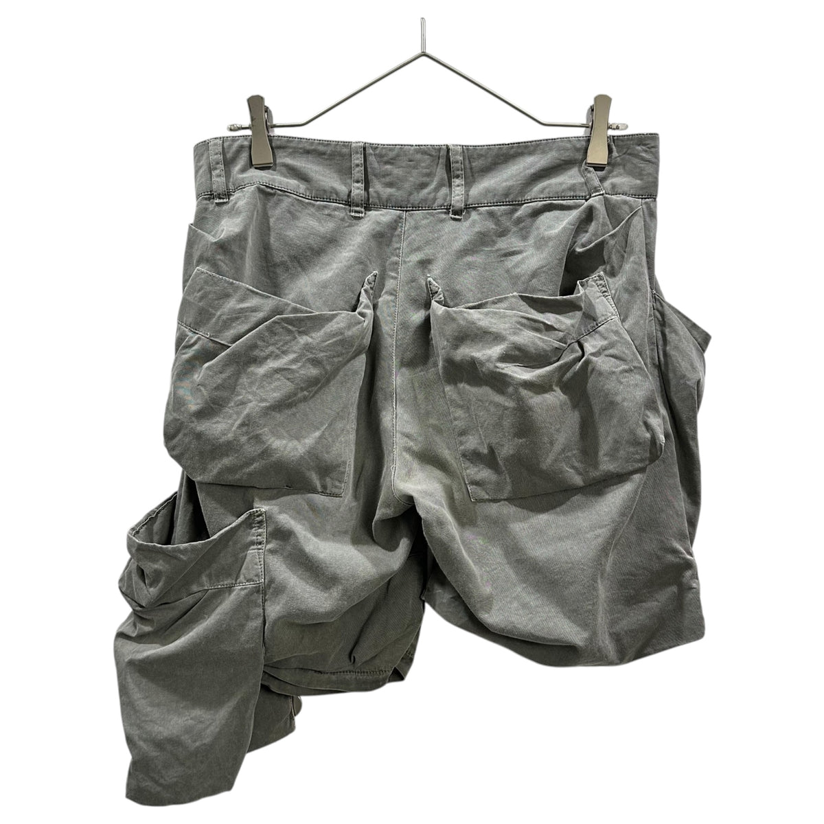 Vivienne Westwood MAN(ヴィヴィアンウエストウッドマン) ARCHIVE Collection Asymmetric Cotton Shorts コレクション アシンメトリー コットン ショーツ 4447-2705 46 グレー ライカ 初期生産品 ハーフパンツ