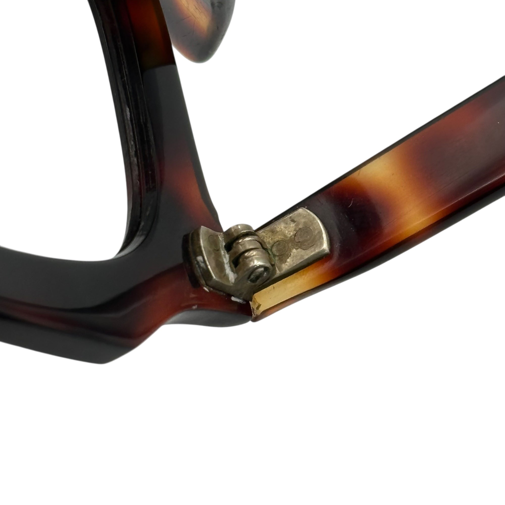 FRENCH VINTAGE(フレンチ ヴィンテージ) 40's GARGOYLE Tortoiseshell eyeglass frames 40年代 ガーゴイル 鼈甲 眼鏡 サングラス フレーム ブラウン 芯無し 1940年代 アバンギャルド 稀少