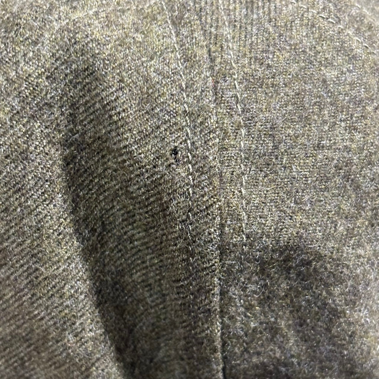 RRL(ダブルアールエル) Vintage-processed front logo wool cap ヴィンテージ加工 フロント ロゴ ウール キャップ カーキ