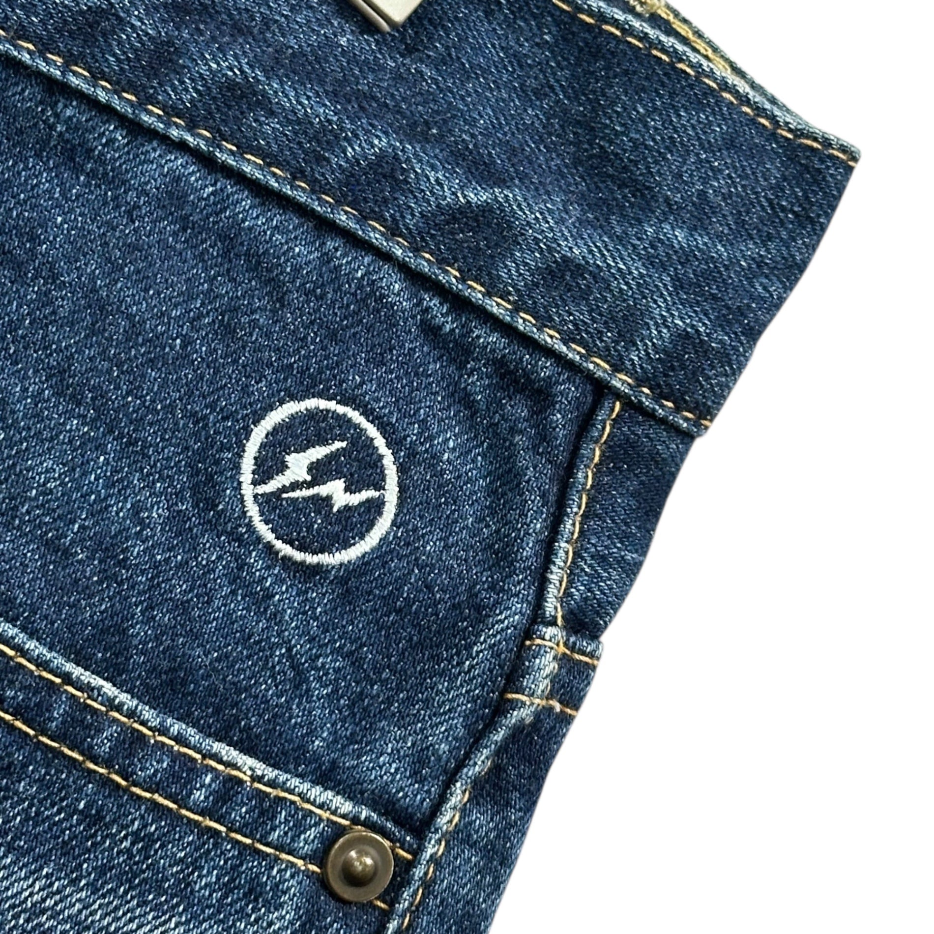 carhartt×uniform experiment (カーハート×ユニフォームエクスペリメント) fragment design Cotton Straight Denim Pants フラグメント デザイン コットン ストレート デニム パンツ UE-123133 W30 インディゴ