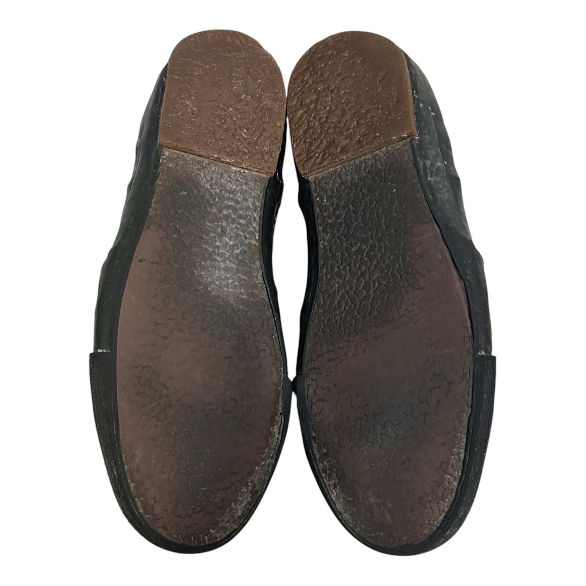 YOHJI YAMAMOTO POUR HOMME(ヨウジヤマモトプールオム) Gobelin-Woven Slip-Ons ゴブラン織り スリッポン 4(XL) ブラック