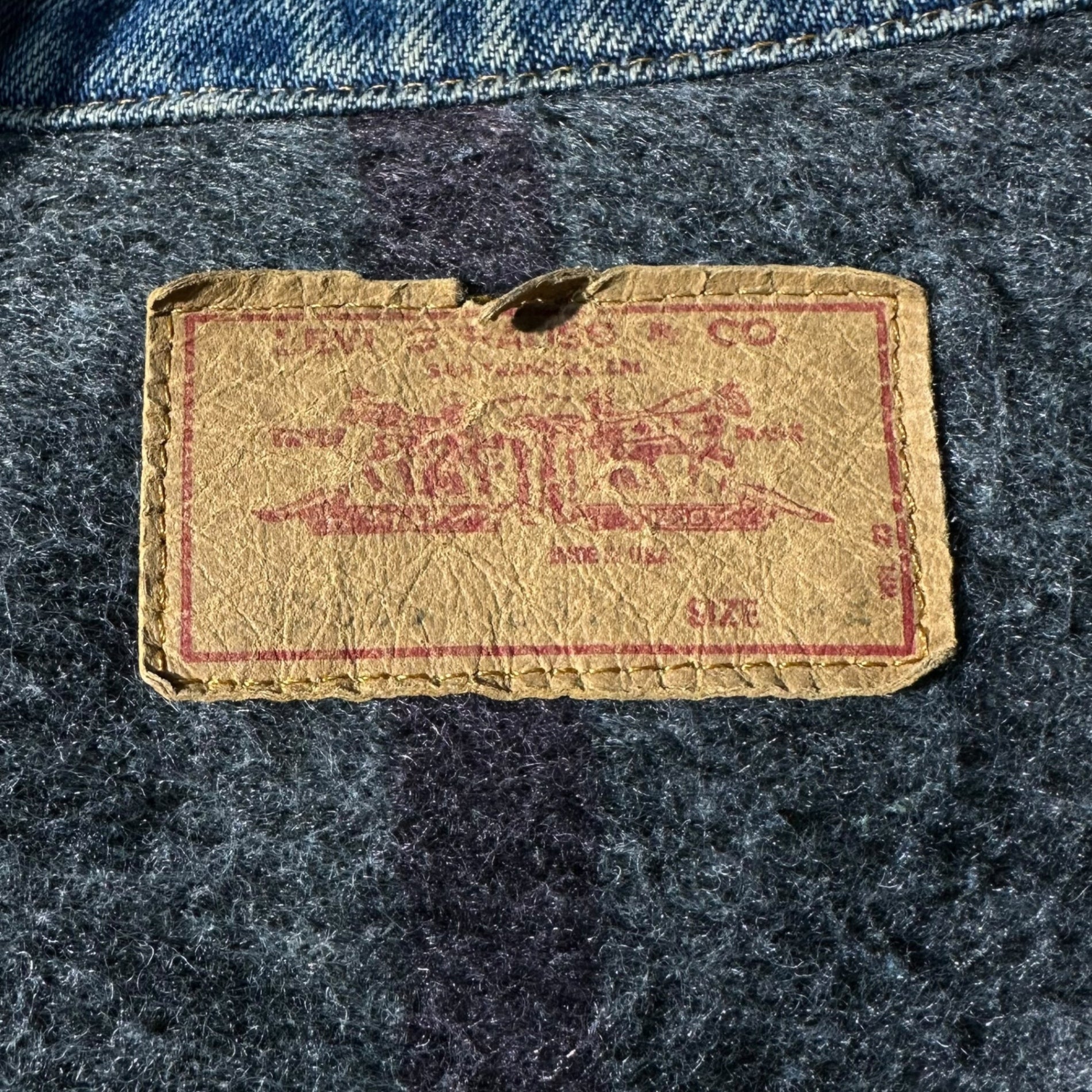 Levi's(リーバイス) 80's~90's USA made blanket denim jacket USA製 ブランケット デニム ジャケット 70506-0316 42(L程度) インディゴ トラッカー ヴィンテージ 古着