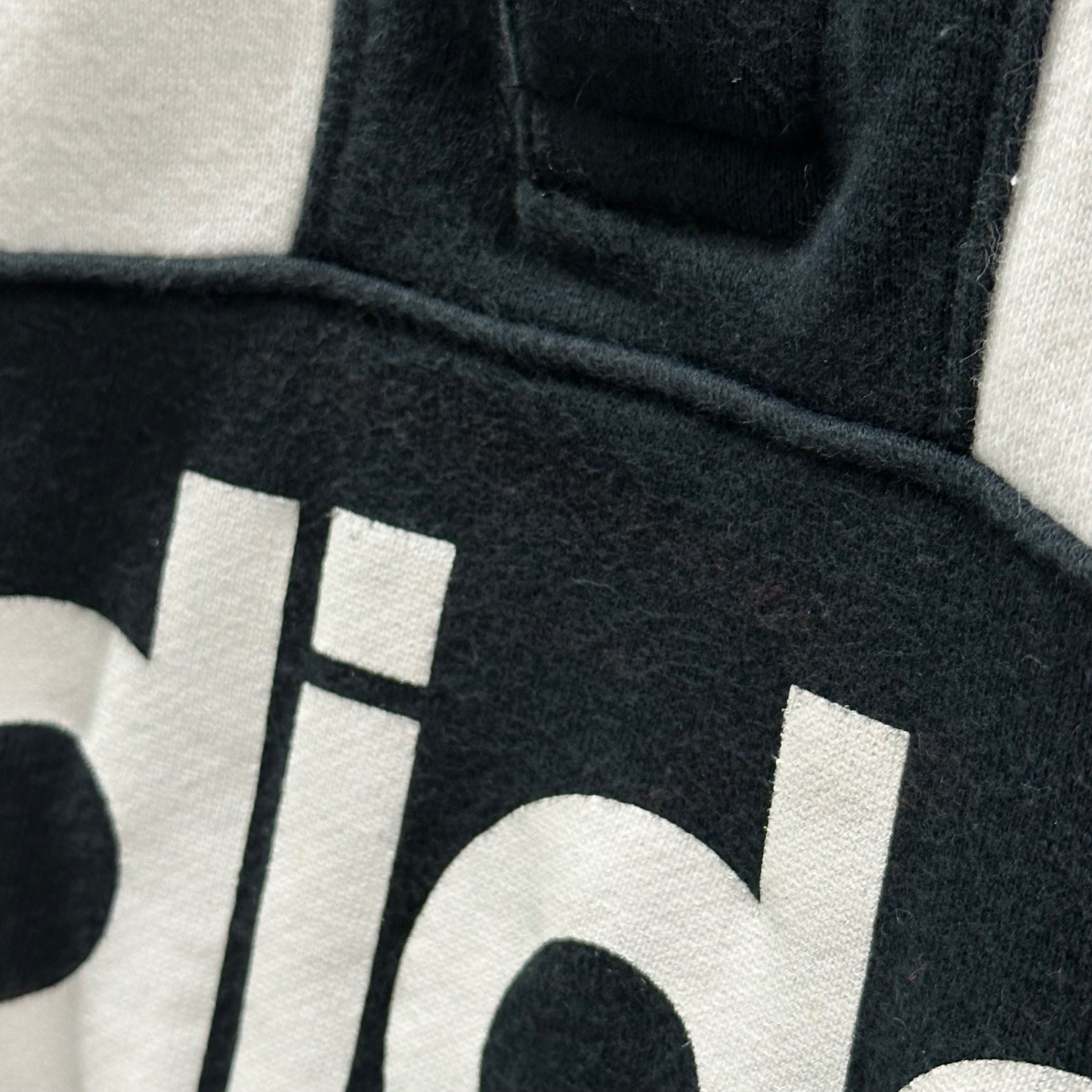 adidas(アディダス) 80's~90's Logo Stripe Rugby Shirt ロゴ ストライプ ラガー シャツ AA-6217 L-O ブラック×ホワイト 80年代～90年代 ヴィンテージ デサント製 長袖