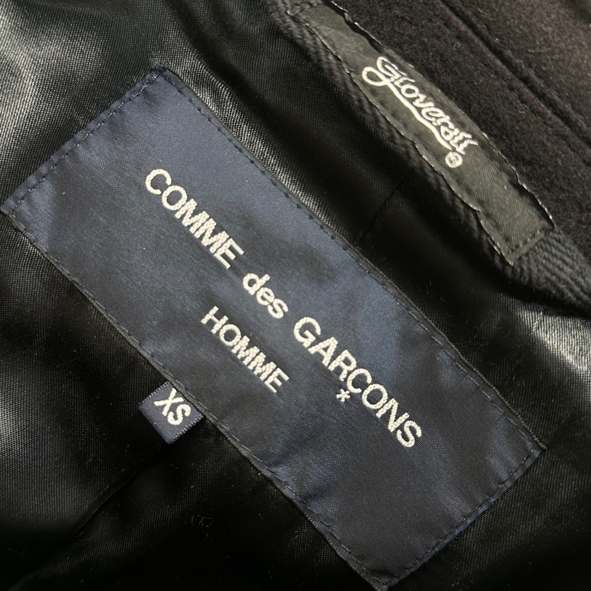 COMME des GARCONS HOMME × Gloverall(コムデギャルソンオム × グローバーオール) 15AW Collaboration Pea Coat コラボ ピーコート HP-C004 XS ブラック AD2015