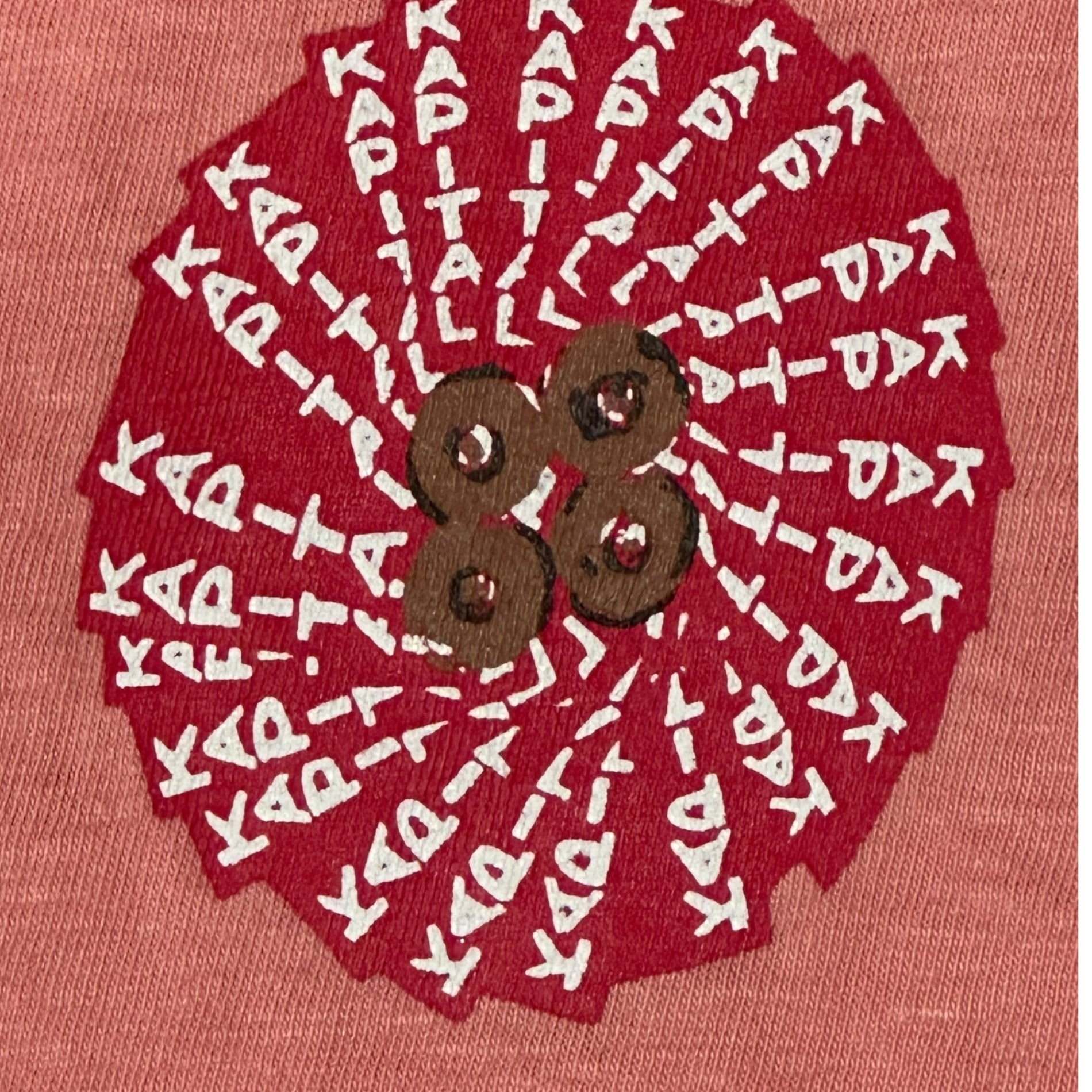 kapital(キャピタル) Crew T-Shirt BINGO Smile 天竺クルーTシャツ ビンゴ スマイル K1403SC289 2(M) ピンク