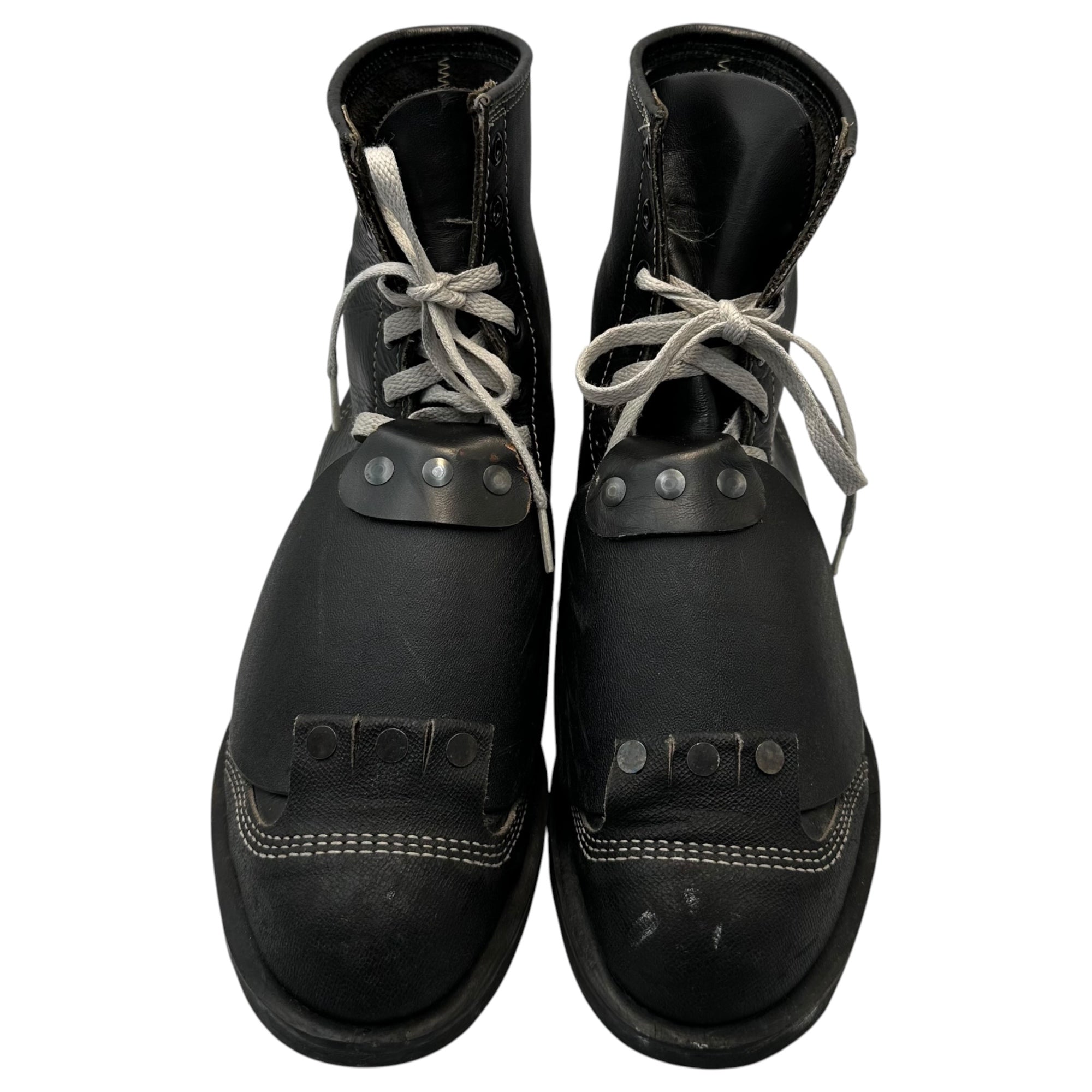 USED(ユーズド) Cover Hard-Toe Mid-Calf Work Boots カバー ハードトゥ セミロング ワークブーツ 8 1/2 ブラック Iron Age