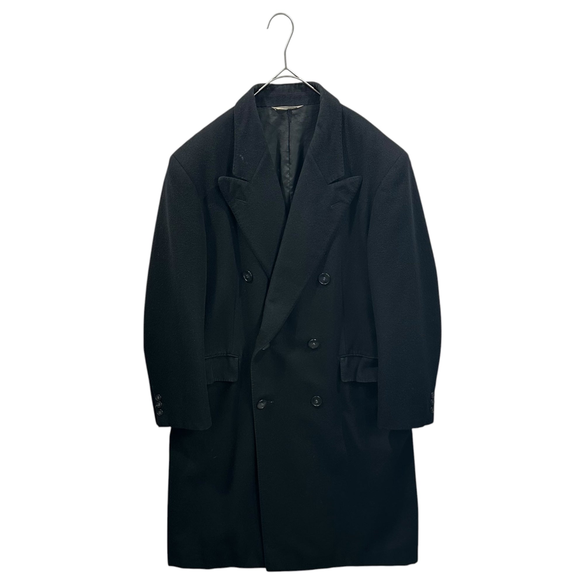 LOUIS FERAUD(ルイフェロー) Vintage Wool Long Coat ヴィンテージ ウール ロング コート S ブラック