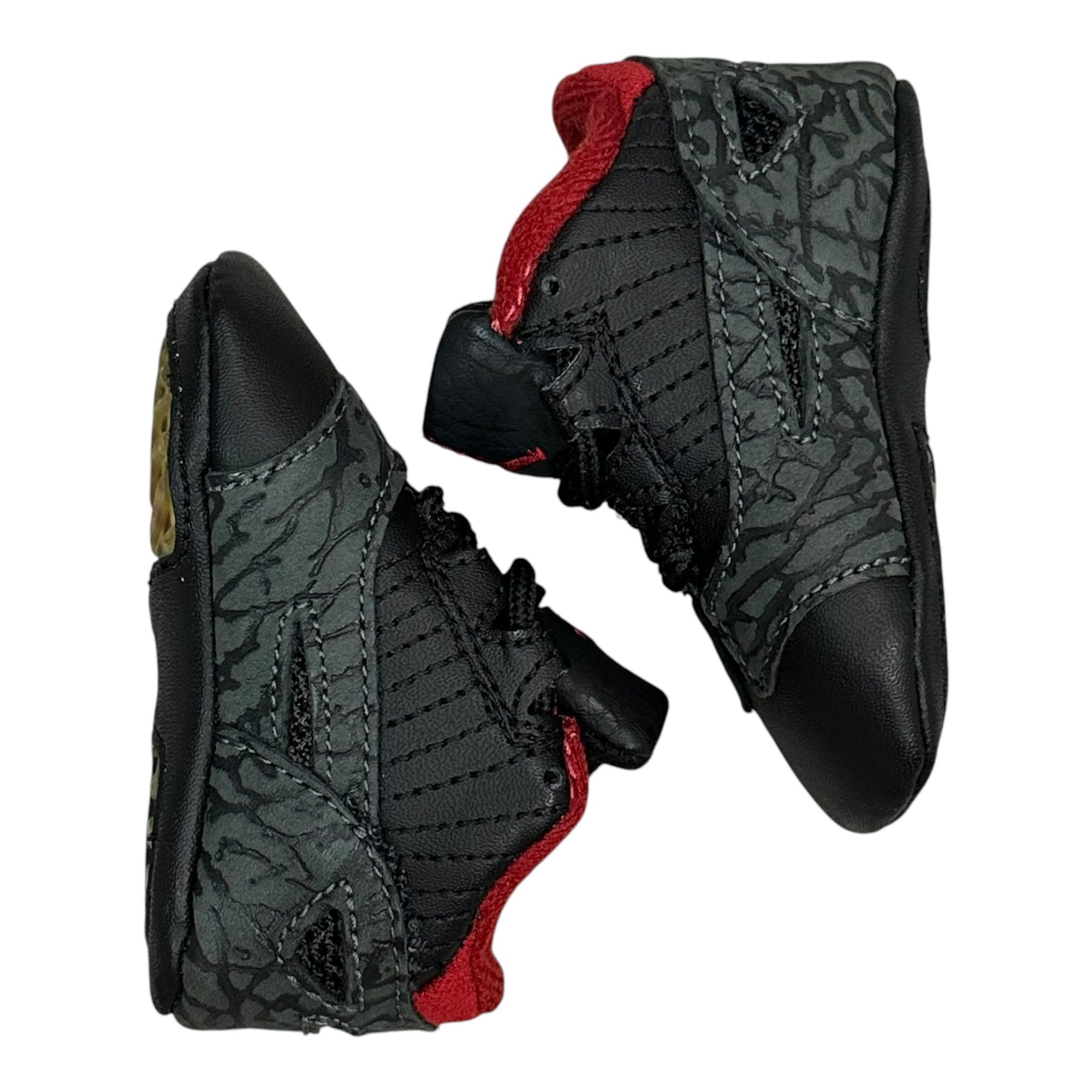 NIKE(ナイキ) 2004 FIRST JORDAN 11 RETRO LOW ファースト ジョーダン 11 レトロ ロー 306005-061 US 1C(7cm) ブラック×レッド セメント エレファント キッズ ベイビー スニーカー