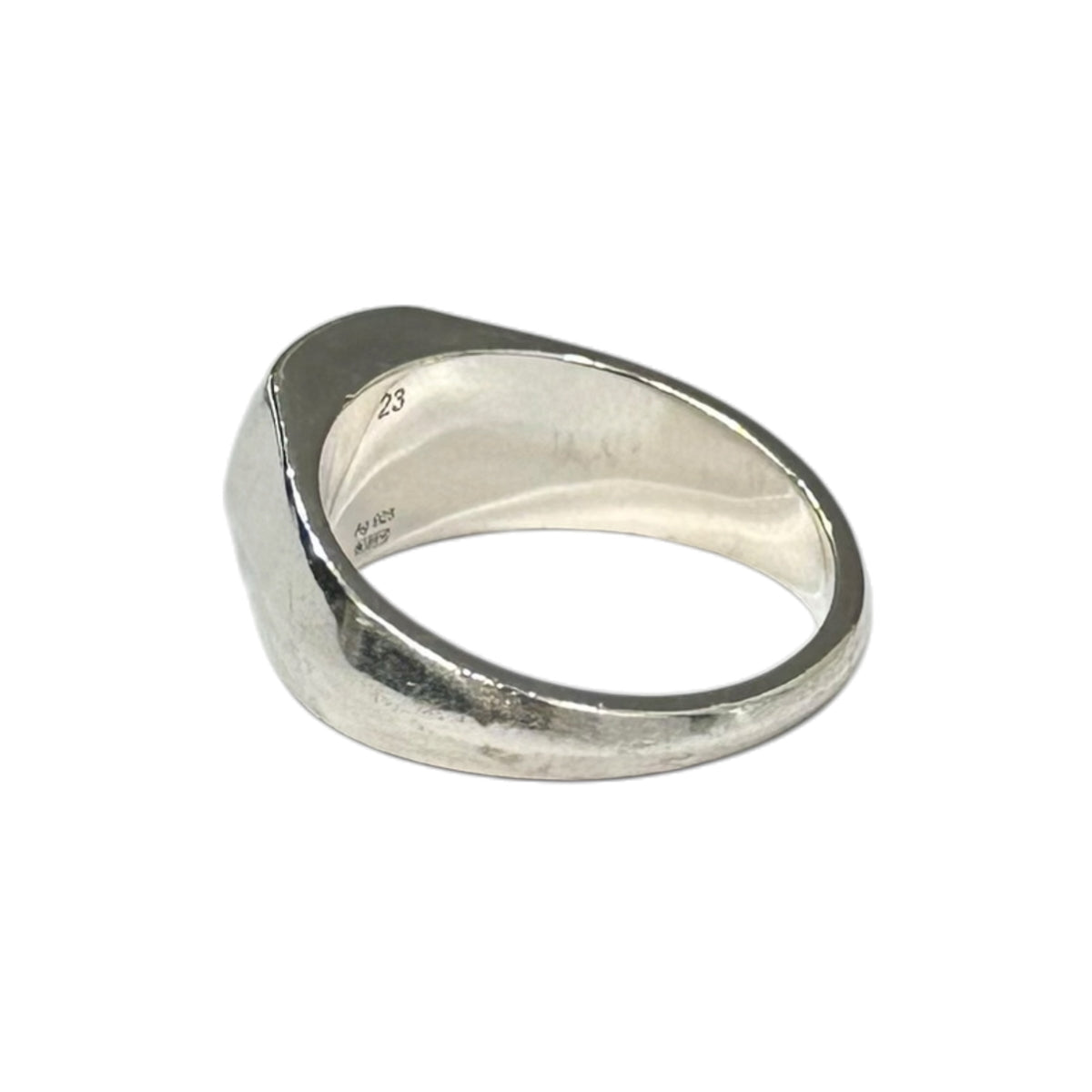 GUCCI(グッチ) Ag 925 Trademark Hexagon Signet Ring トレードマーク ヘキサゴン シグネット リング 23(22号) シルバー
