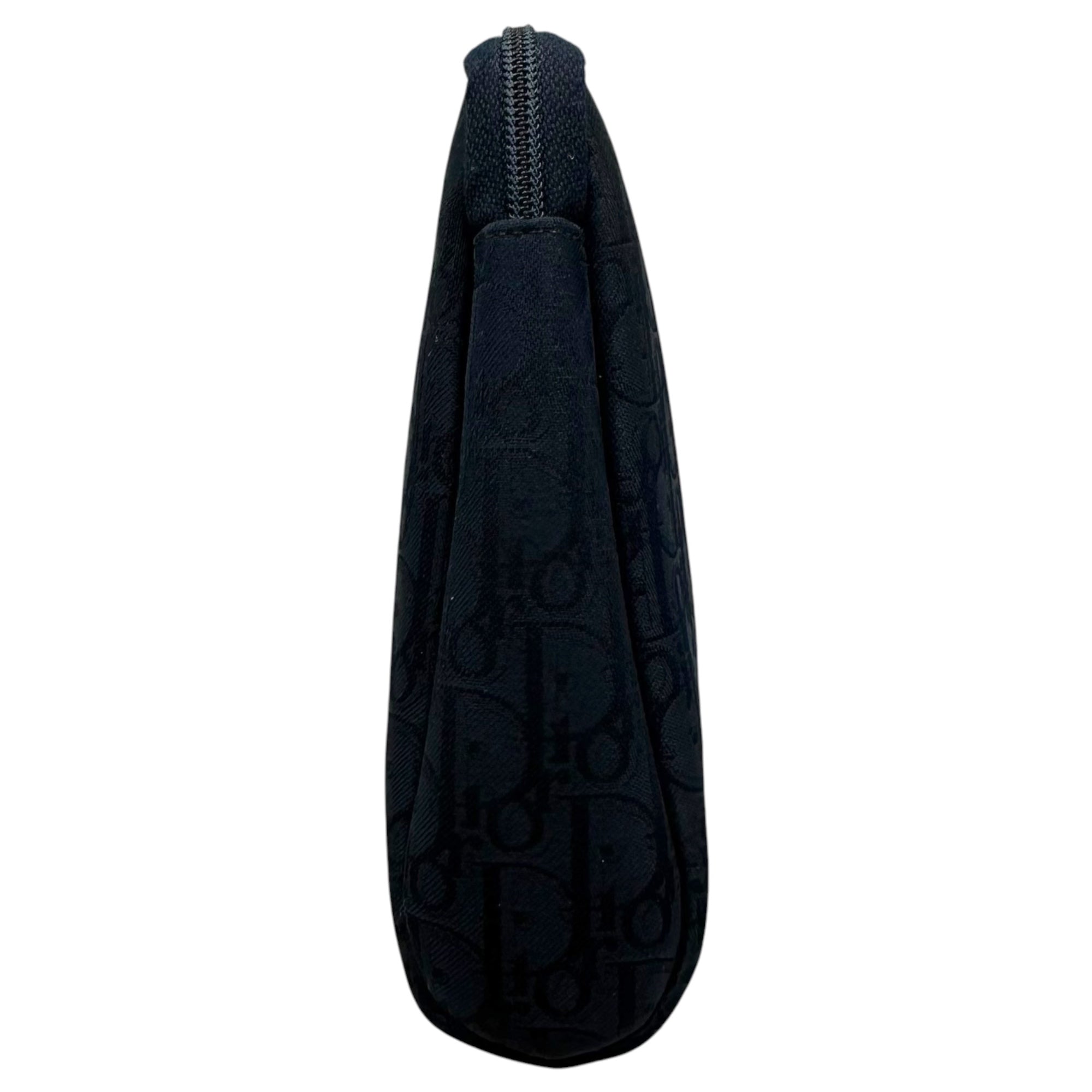 ディオール Dior コスメポーチ トロッター モノグラム ネイビー Christian Dior(クリスチャンディオール) 1970's Trotter pouch