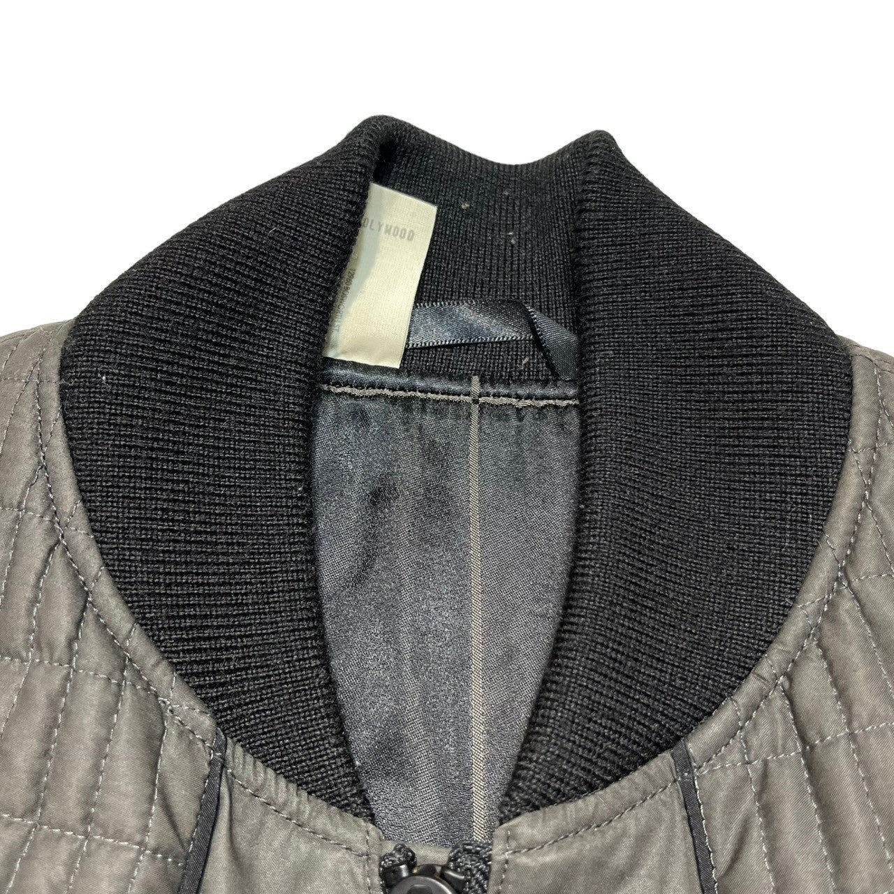 N.HOOLYWOOD(エヌハリウッド ミスターハリウッド) Quilted switching bomber jacket キルティング 切替  ボンバー ジャケット 192-BL04 pieces 36(M程度) ブラウン ブルゾン MA-1