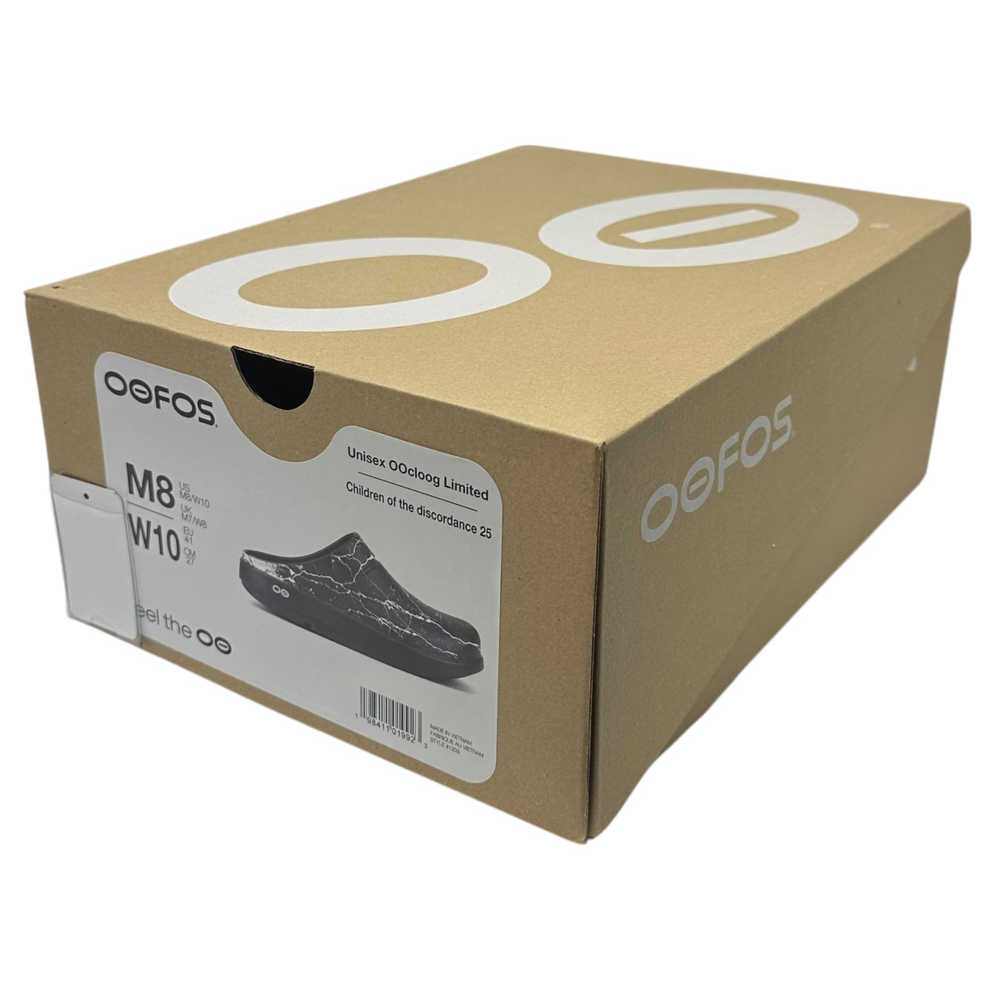 OOFOS×Children of the discordance(ウーフォス×チルドレンオブザディスコーダンス OOCLOOG サンダル 1203 M8-W10(27cm程度) ブラック コラボ