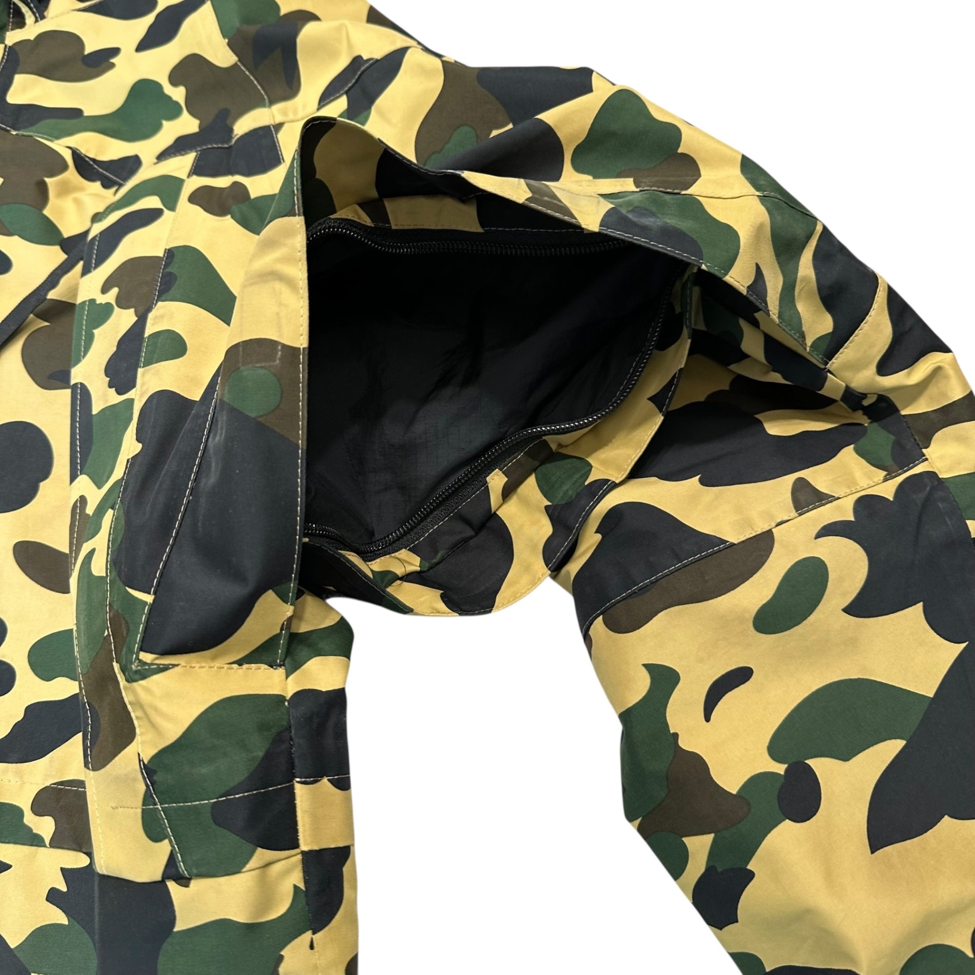A BATHING APE(アベイシングエイプ) 00's 1ST CAMO SNOWBOARD JACKET ファーストカモ スノボード ジャケット スノボ M カーキ
