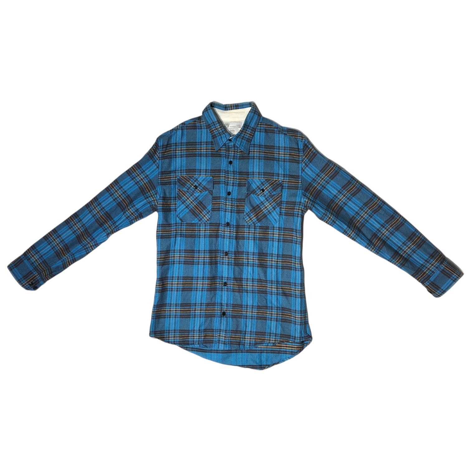 VISVIM(ビズビム/ヴィズヴィム) 12SS tartan check flannel shirt タータン チェック フランネル シャツ 0112105011012 2(M程度) ブルー ネルシャツ