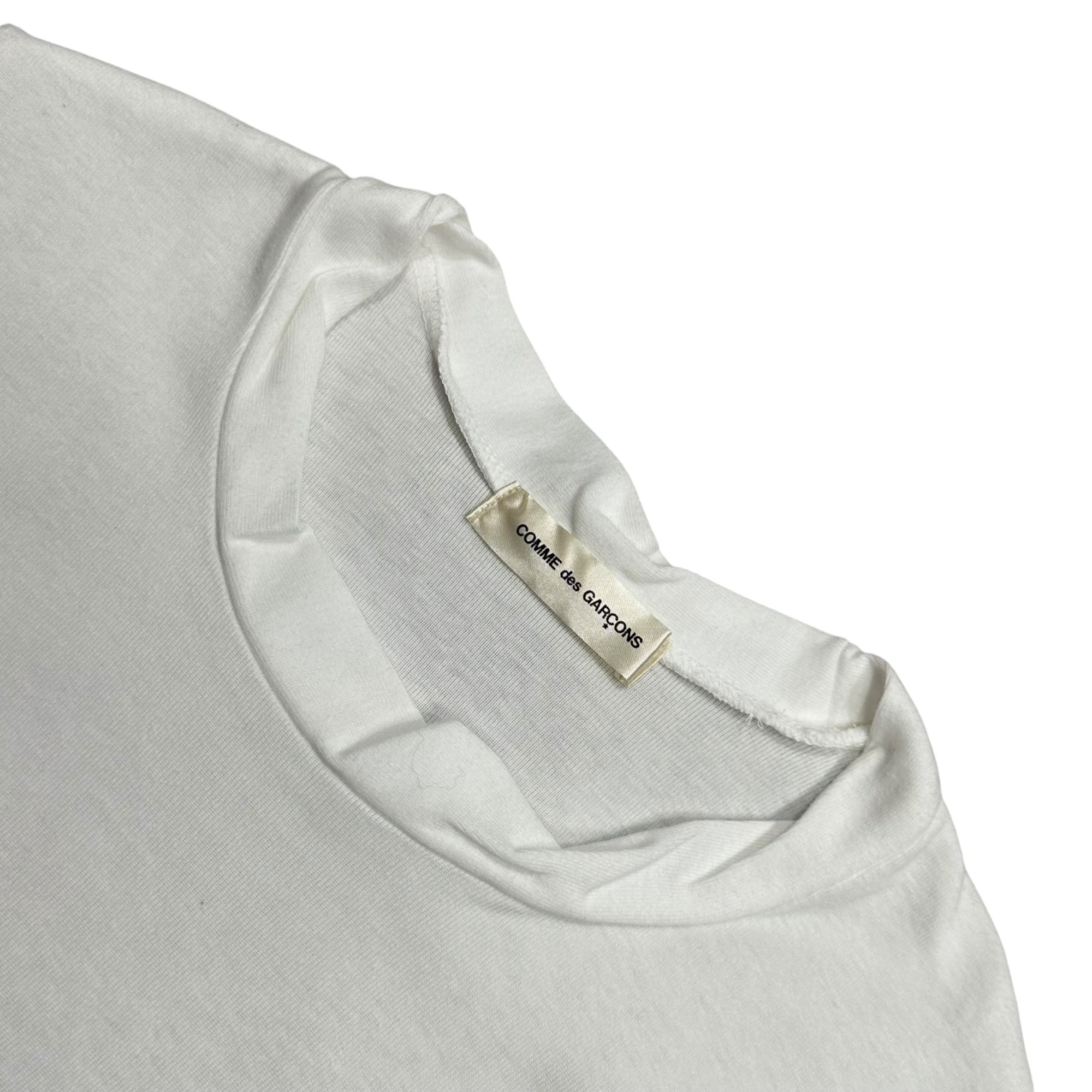 COMME des GARCONS(コムデギャルソン) 1997AW S/S twist-neck T-shirt ツイスト ネック 半袖 カットソー GT-100520 表記無(XS程度) ホワイト AD1997 90's 90年代