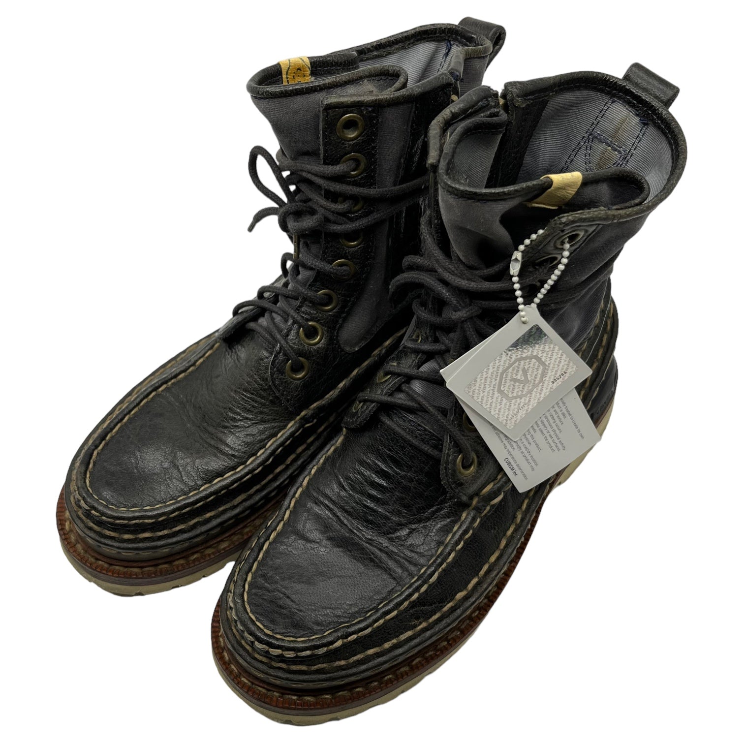 VISVIM(ビズビム/ヴィズヴィム) 12AW F.I.L限定 GRIZZLY BOOTS MID-FOLK エフアイエル限定 グリズリー ブーツ ミッドフォーク  稀少限定品 0112202002010 M8(26.0～26.5cm) ネイビー 箱付