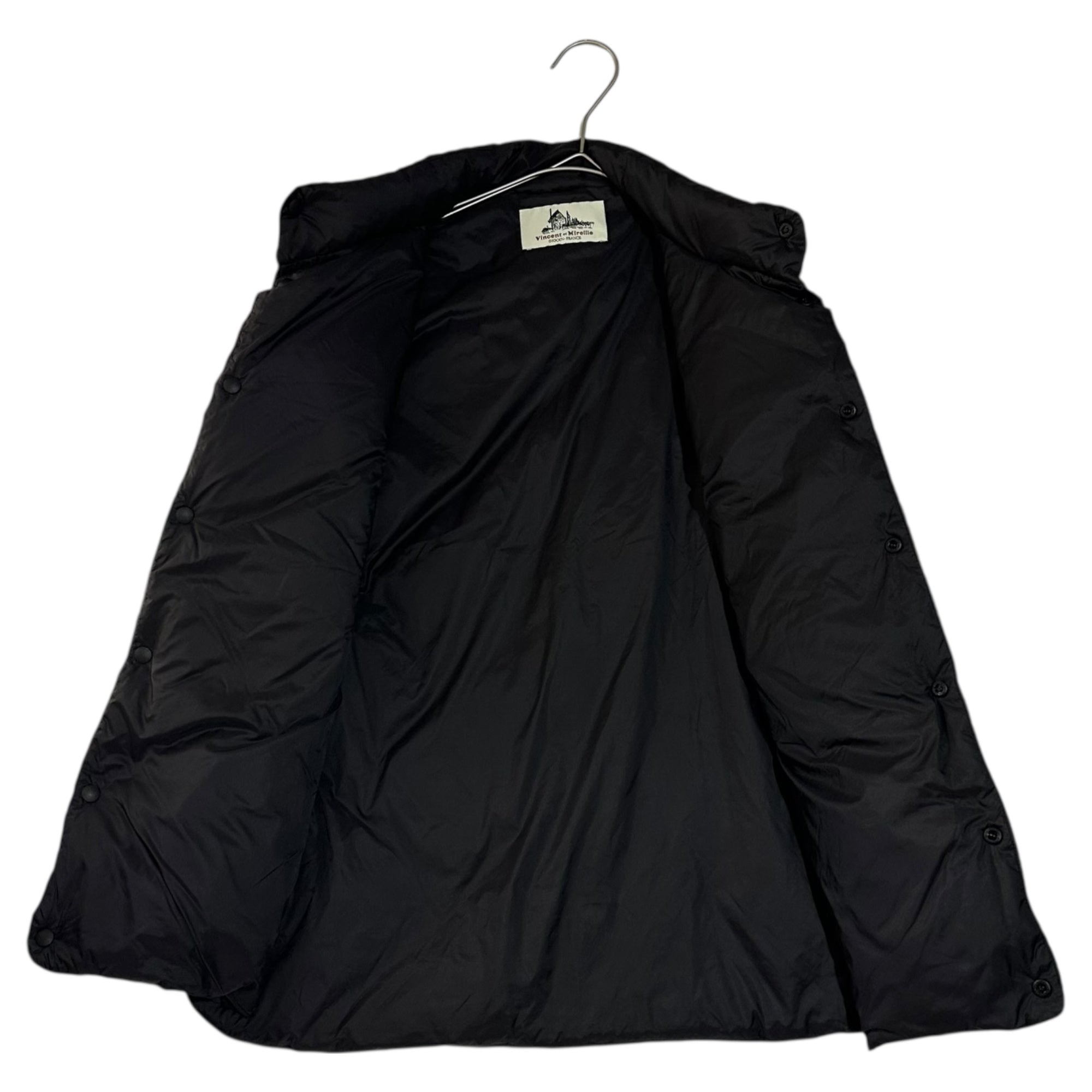 VINCENT ET MIREILLE(ヴァンソン エ ミレイユ) Recycled Down Inner Vest リサイクル ダウン インナー ベスト VM232FD25130 36(S~M程度) チャコール