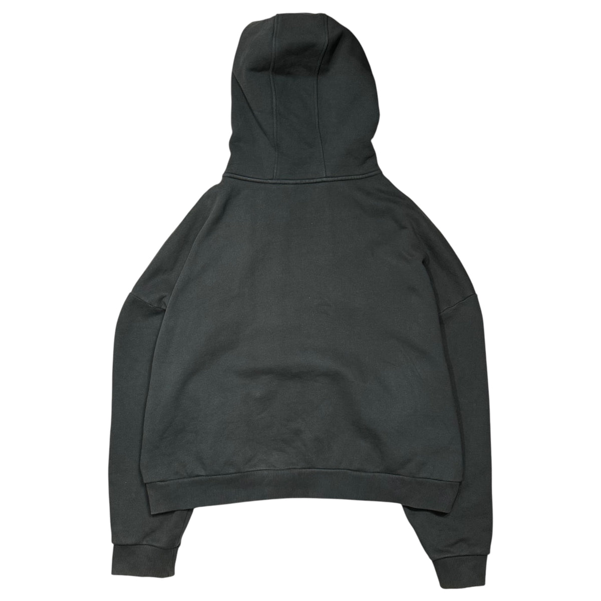 entire studios(エンタイアスタジオ) Full-zip hoodie フルジップアップ フーディー パーカー ES2106 XL ウォッシュブラック