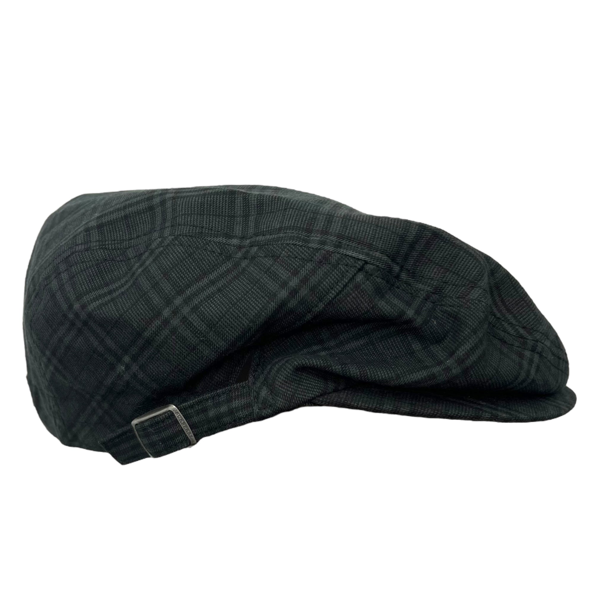 BURBERRY BLACK LABEL(バーバリーブラックレーベル) Tartan check hunting hat タータンチェック ハンチング ハット D1501-100-08 ブラック 帽子 三陽商会