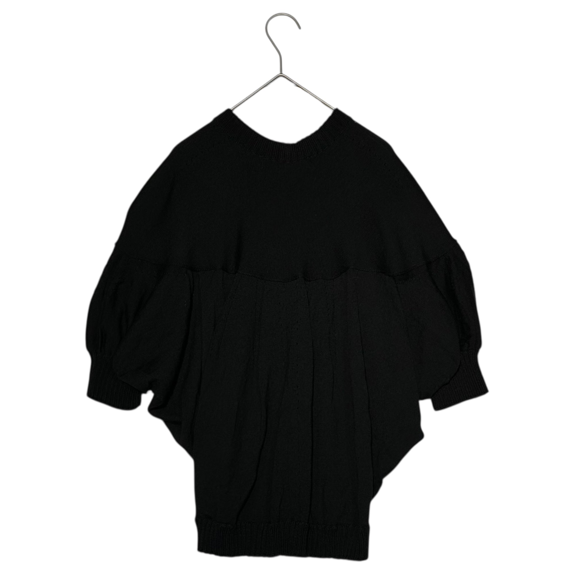 tricot COMME des GARCONS(トリココムデギャルソン) 12AW S/S Balloon Cardigan ショートスリーブ バルーン カーディガン TJ-N007 FREE ブラック AD2012