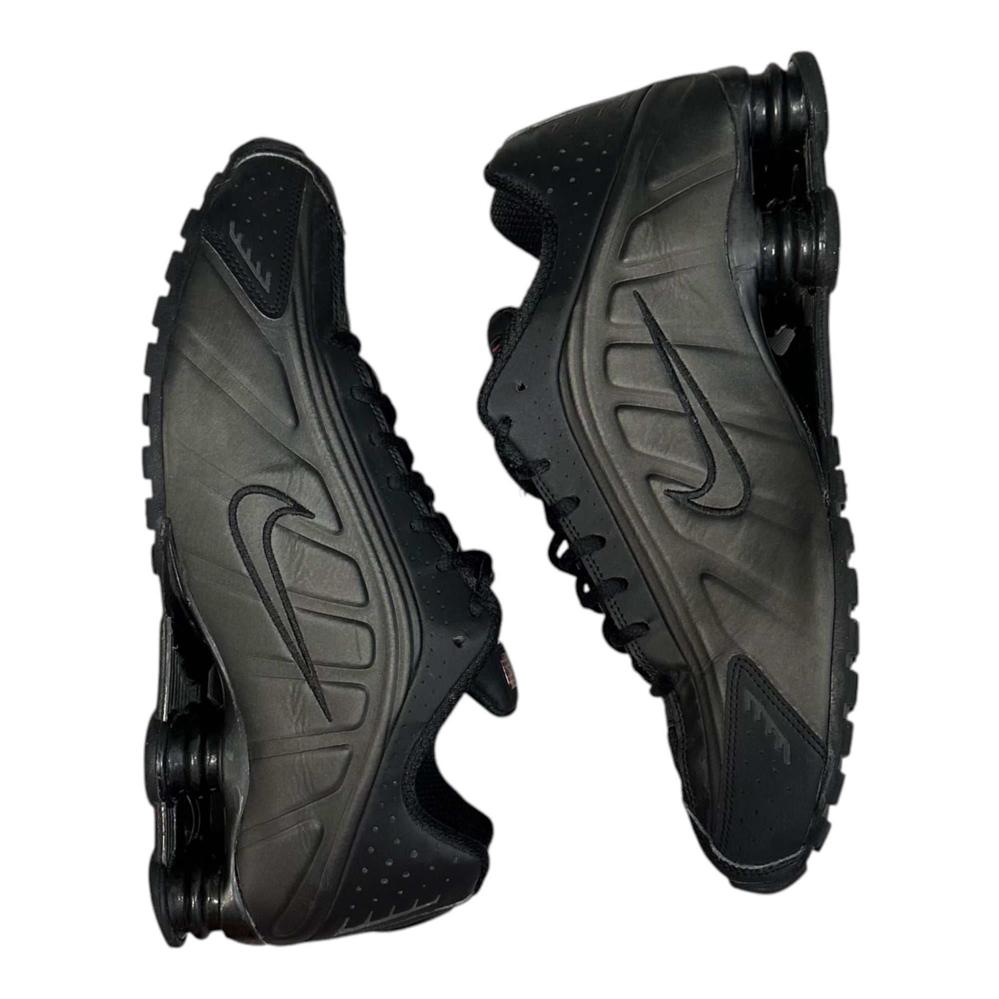 NIKE(ナイキ) Shox R4 "Black/Bright Crimson" ショックス スニーカー HQ1988-001 28.5cm ブラウン
