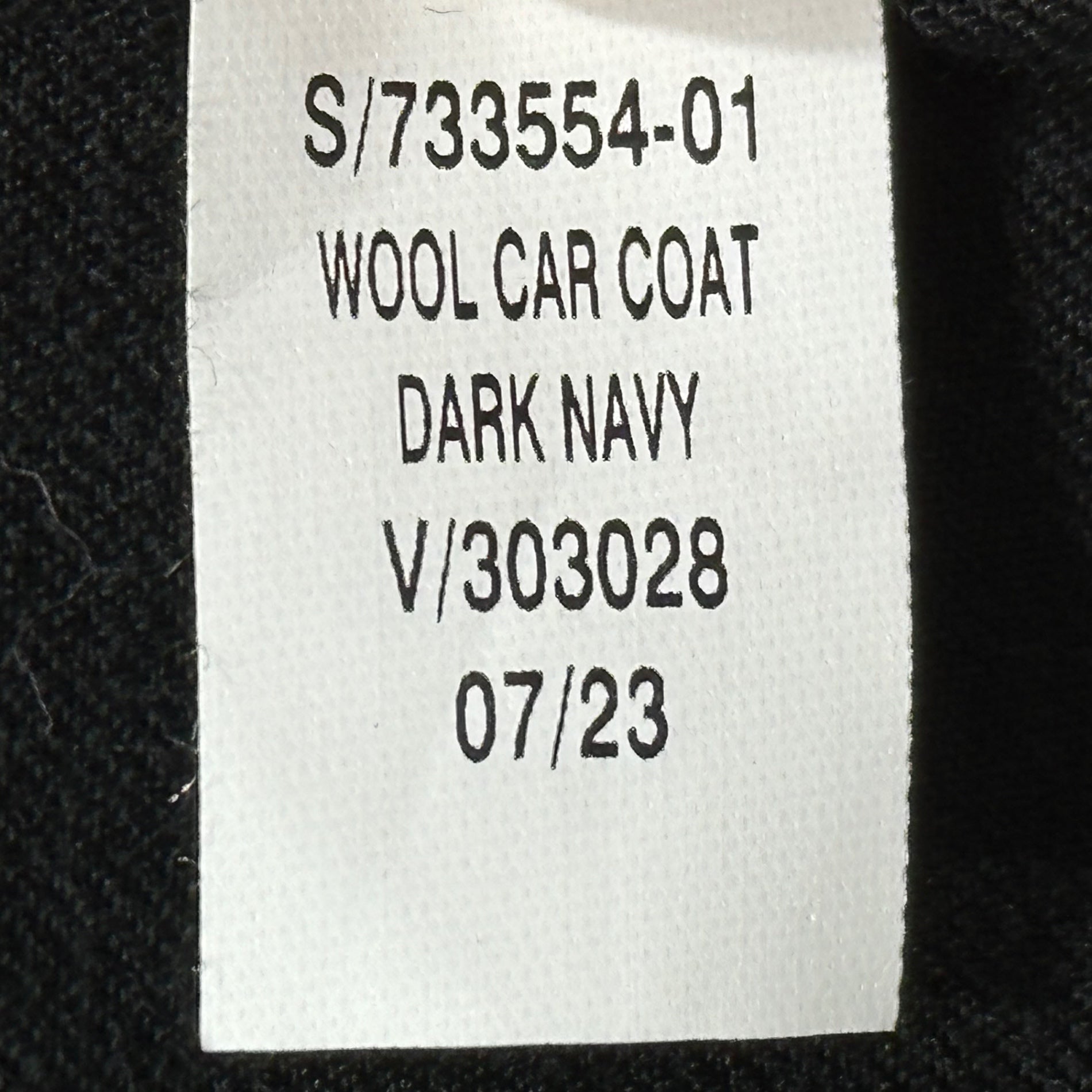 BANANA REPUBLIC(バナナリパブリック) Viedma Wool Car Coat ビエドマ ウール カーコート S ダークネイビー