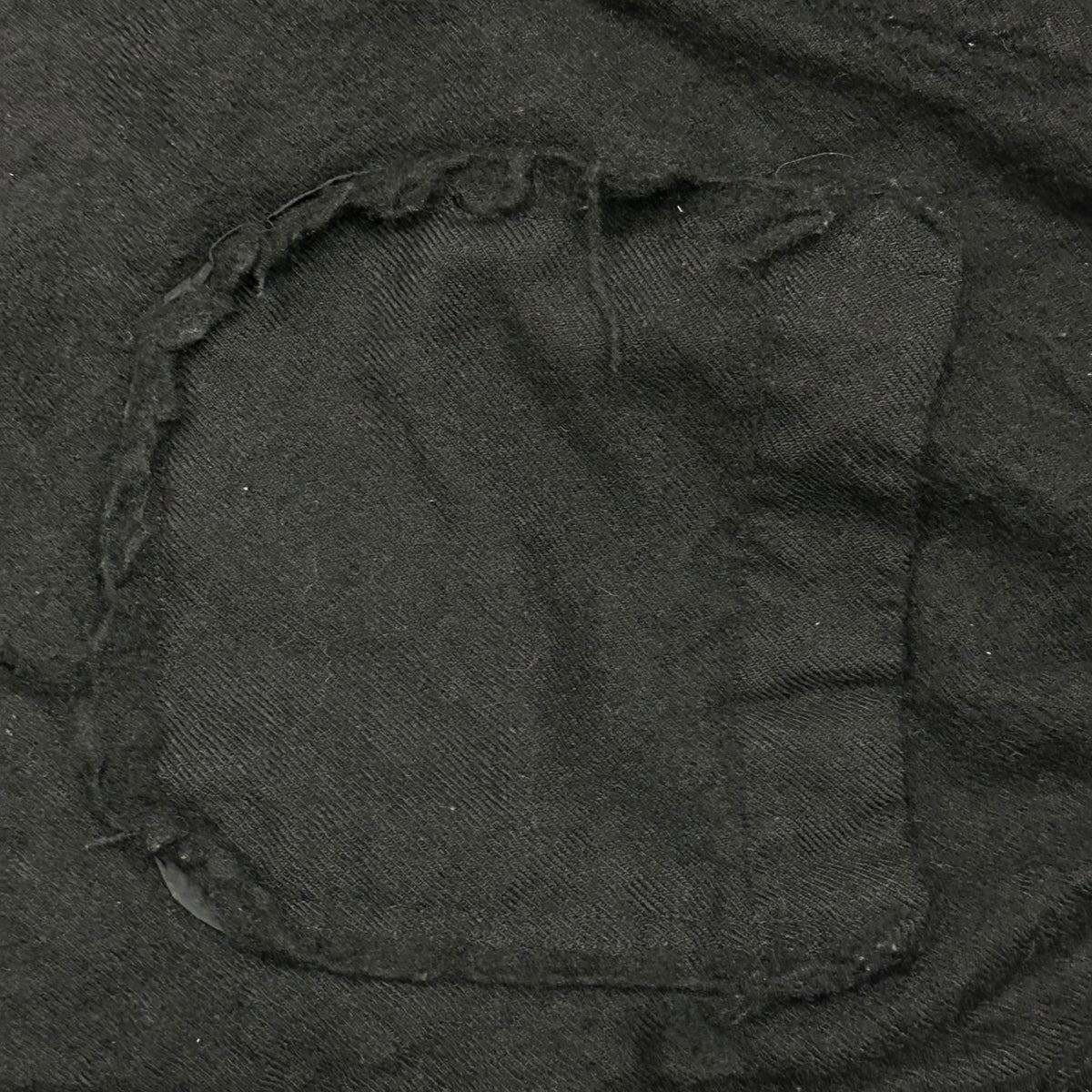 tricot COMME des GARCONS(トリココムデギャルソン) 2005AW Inside-Out Dyed Wool Easy Pants インサイドアウト 製品染め ウール イージー パンツ TP-P039 FREE ブラック AD2005