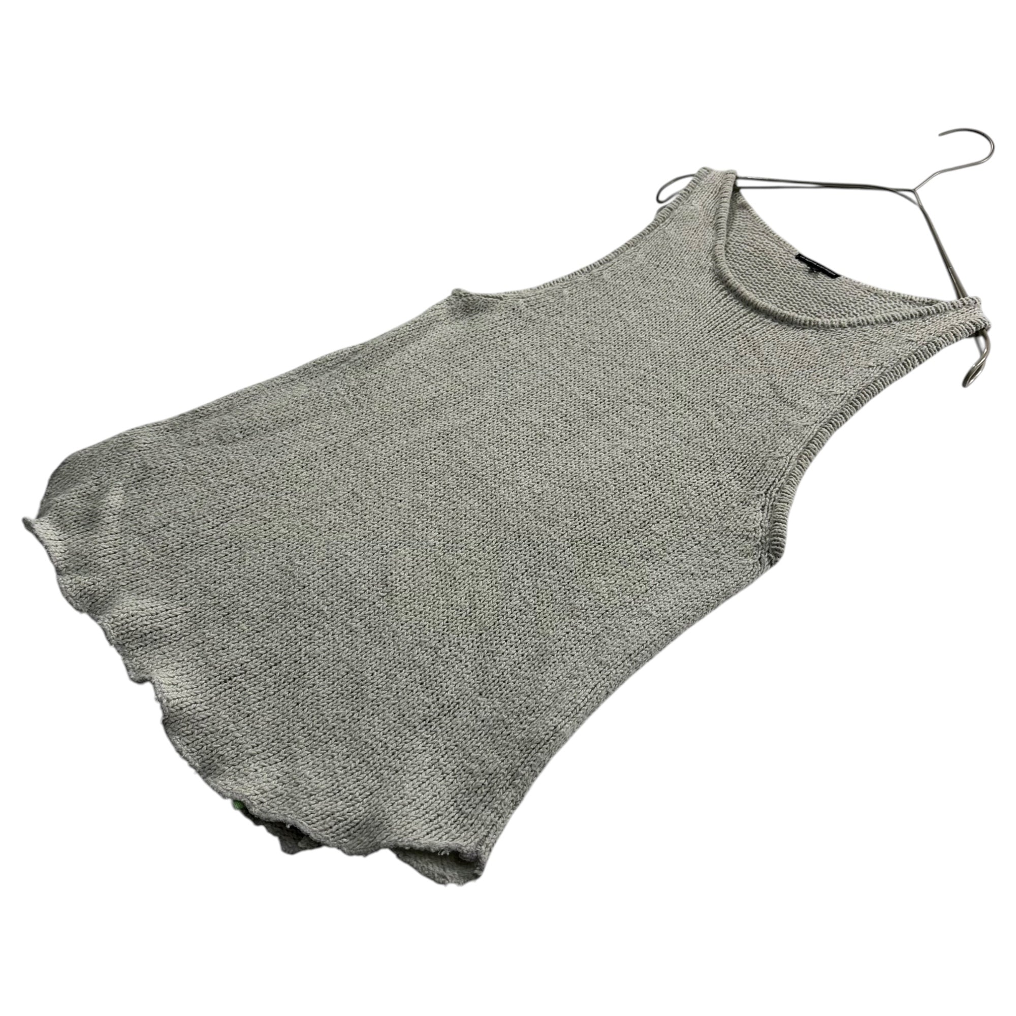 LAD MUSICIAN(ラッドミュージシャン) 00's Archive Cotton Sleeveless Knit アーカイブ コットン ノースリーブ ニット 4104-007 40 ミントグリーン